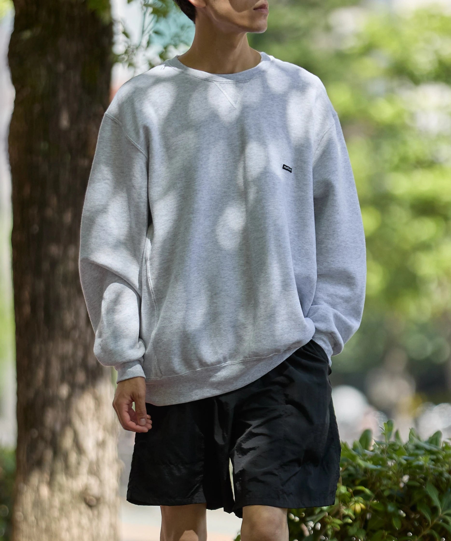 ×RUSSELL ATHLETIC STANDARD CREWNECK SWEAT【ASH】