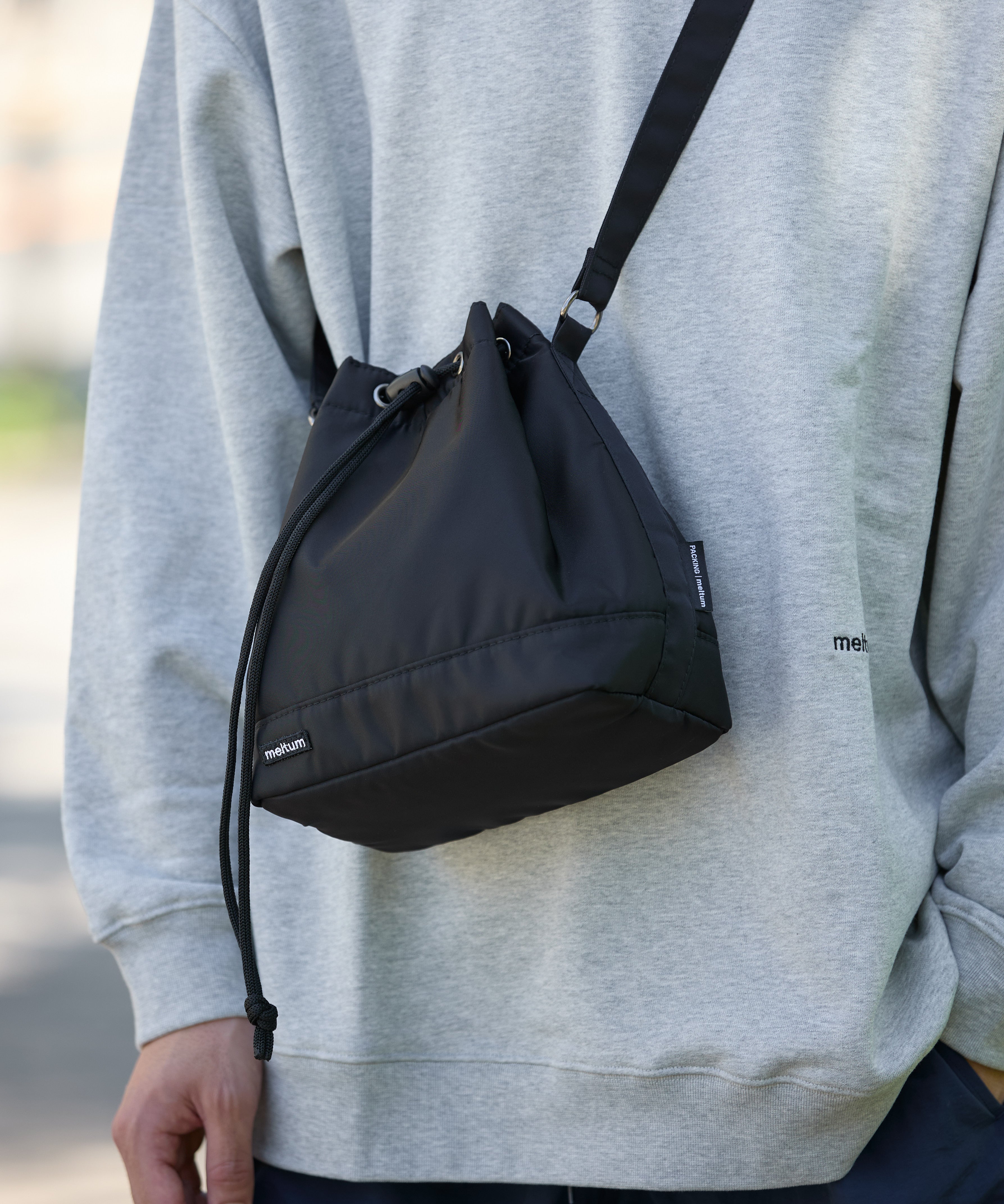 ×PACKING COMPACT DRAWSTRING BAG