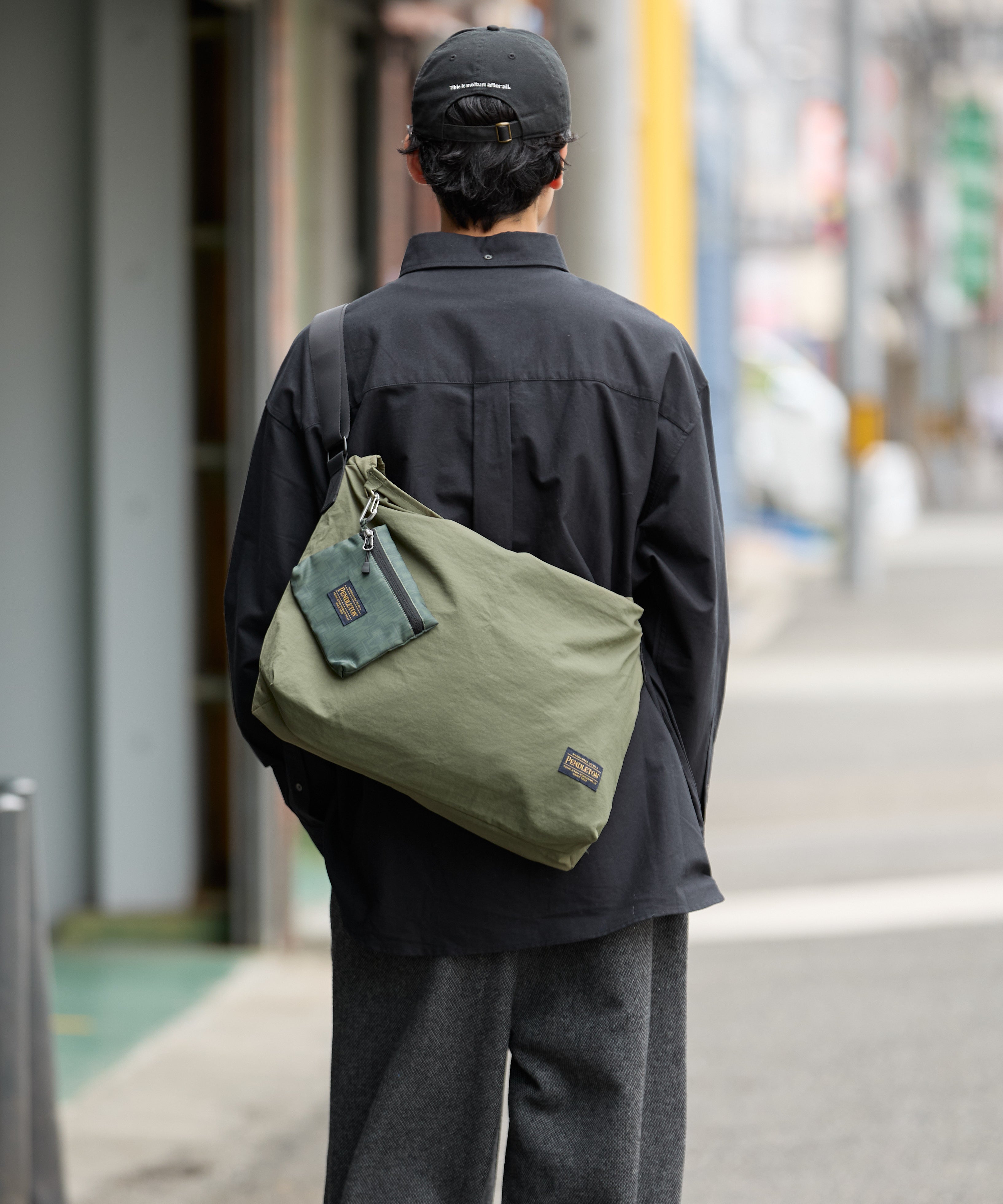 PENDLETON別注 POUCH SHOULDER BAG【OLIVE】