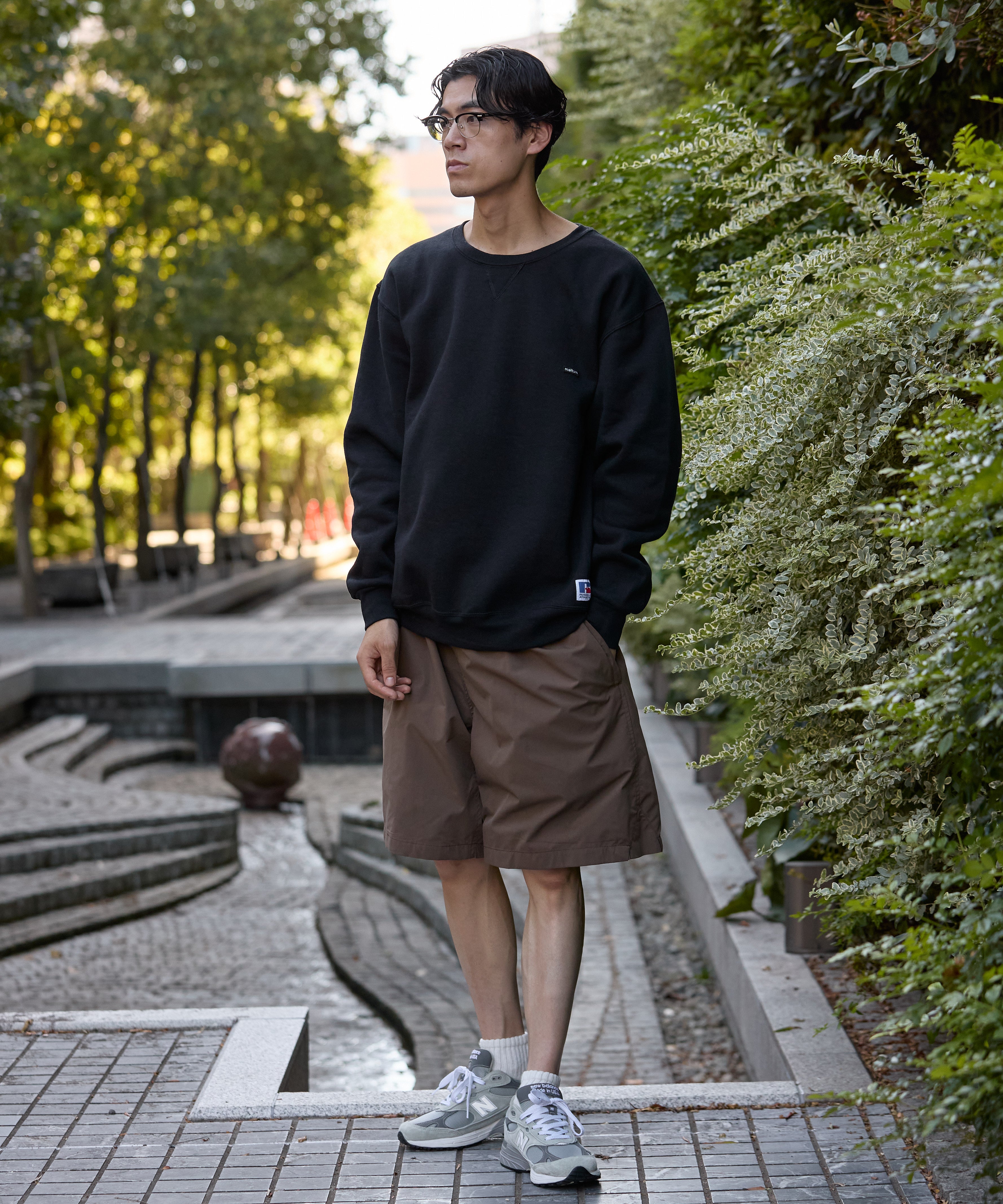 ×RUSSELL ATHLETIC STANDARD CREWNECK SWEAT【BLACK】