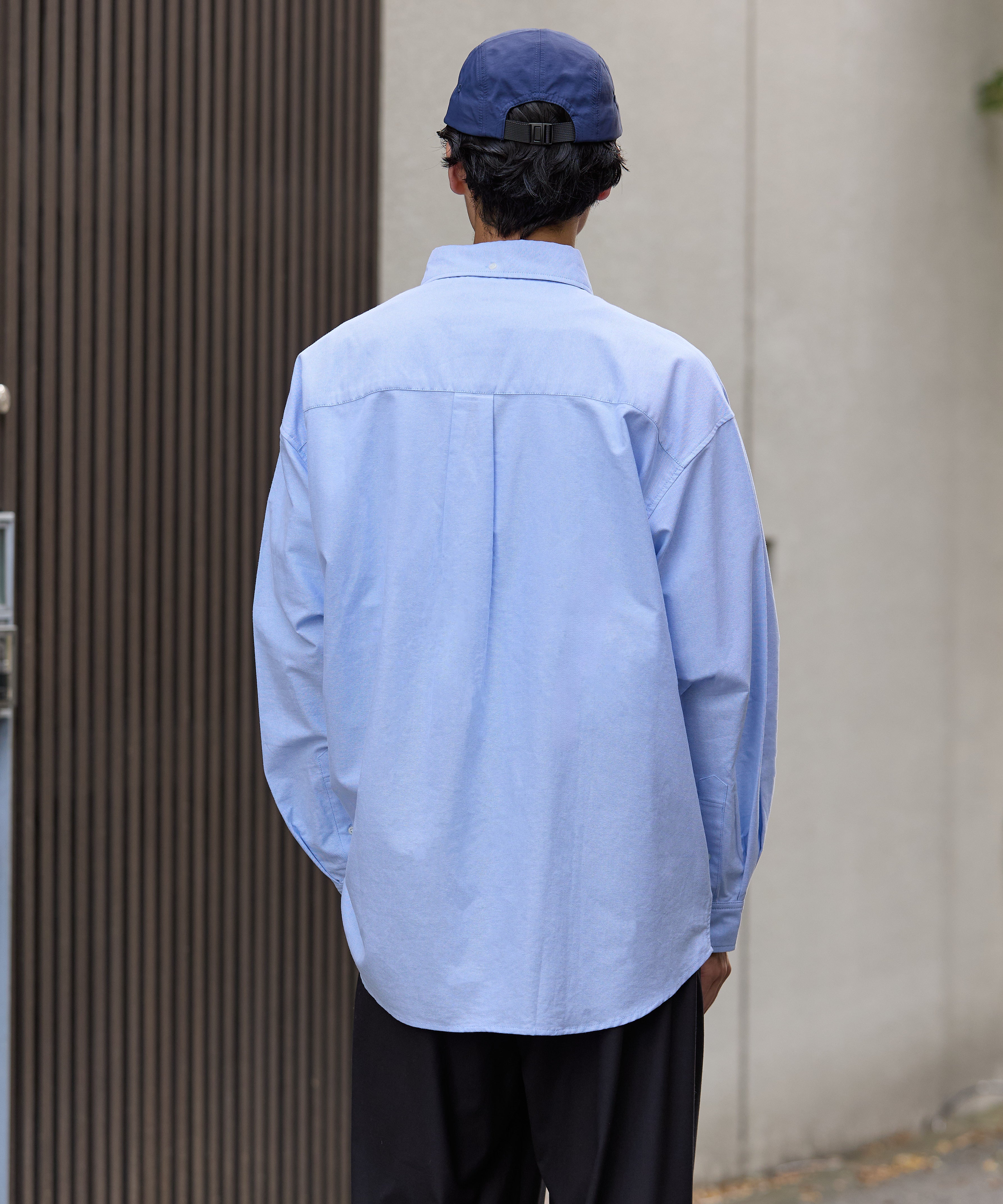 OVERSIZED B.D SHIRT【SAX】