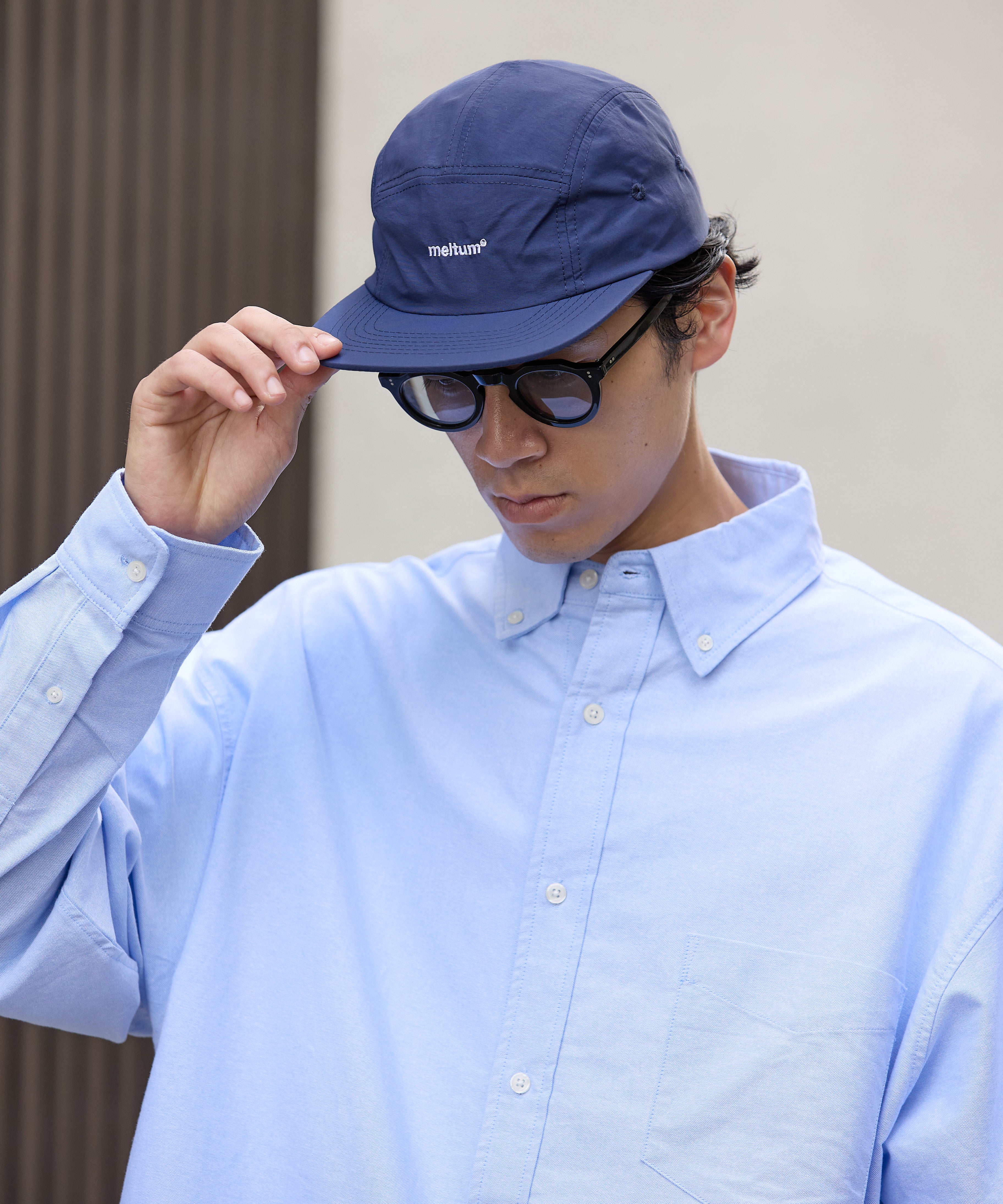 EMBROIDERY LOGO CAP【NAVY】