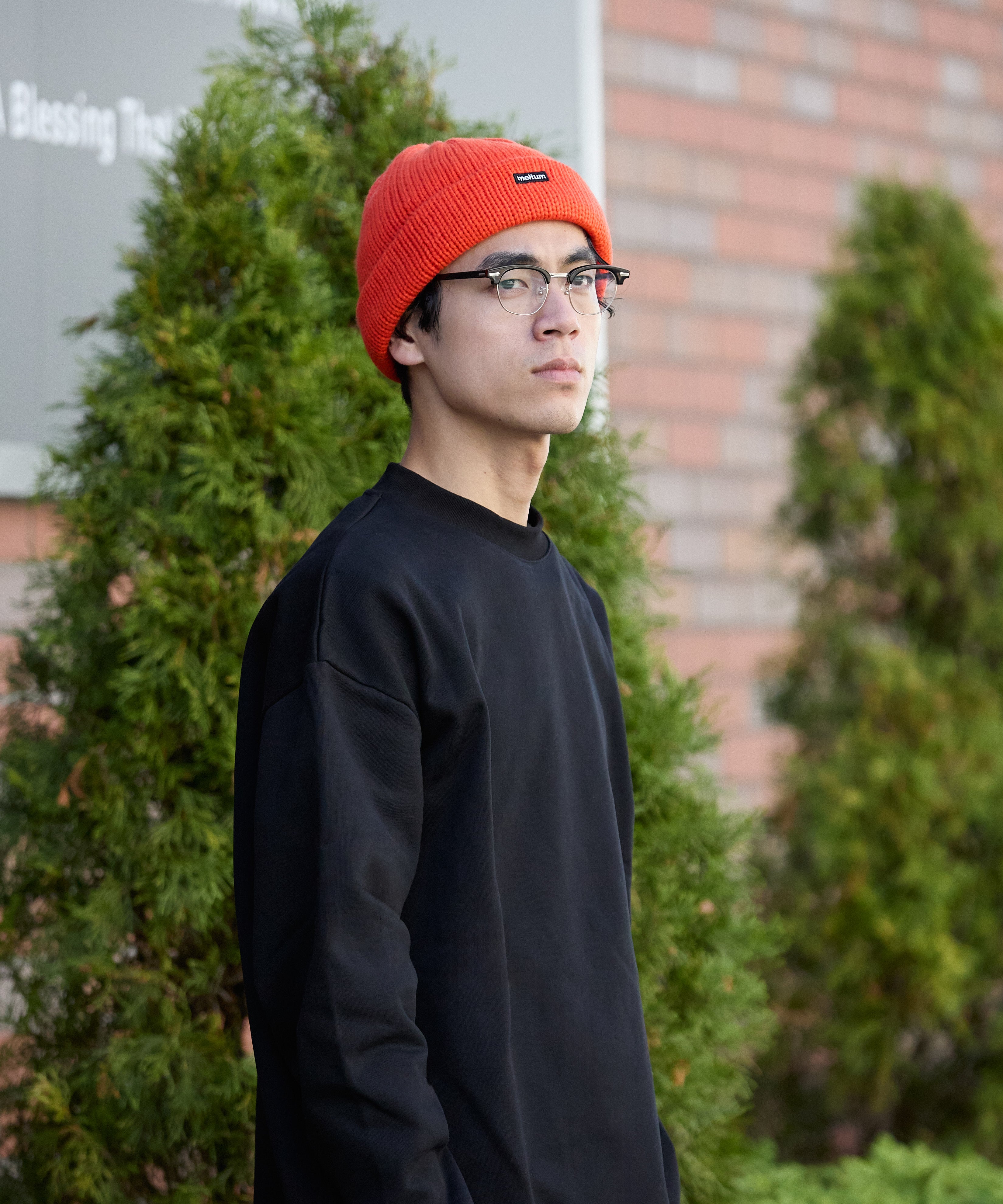 KNIT WATCH CAP [ORANGE]