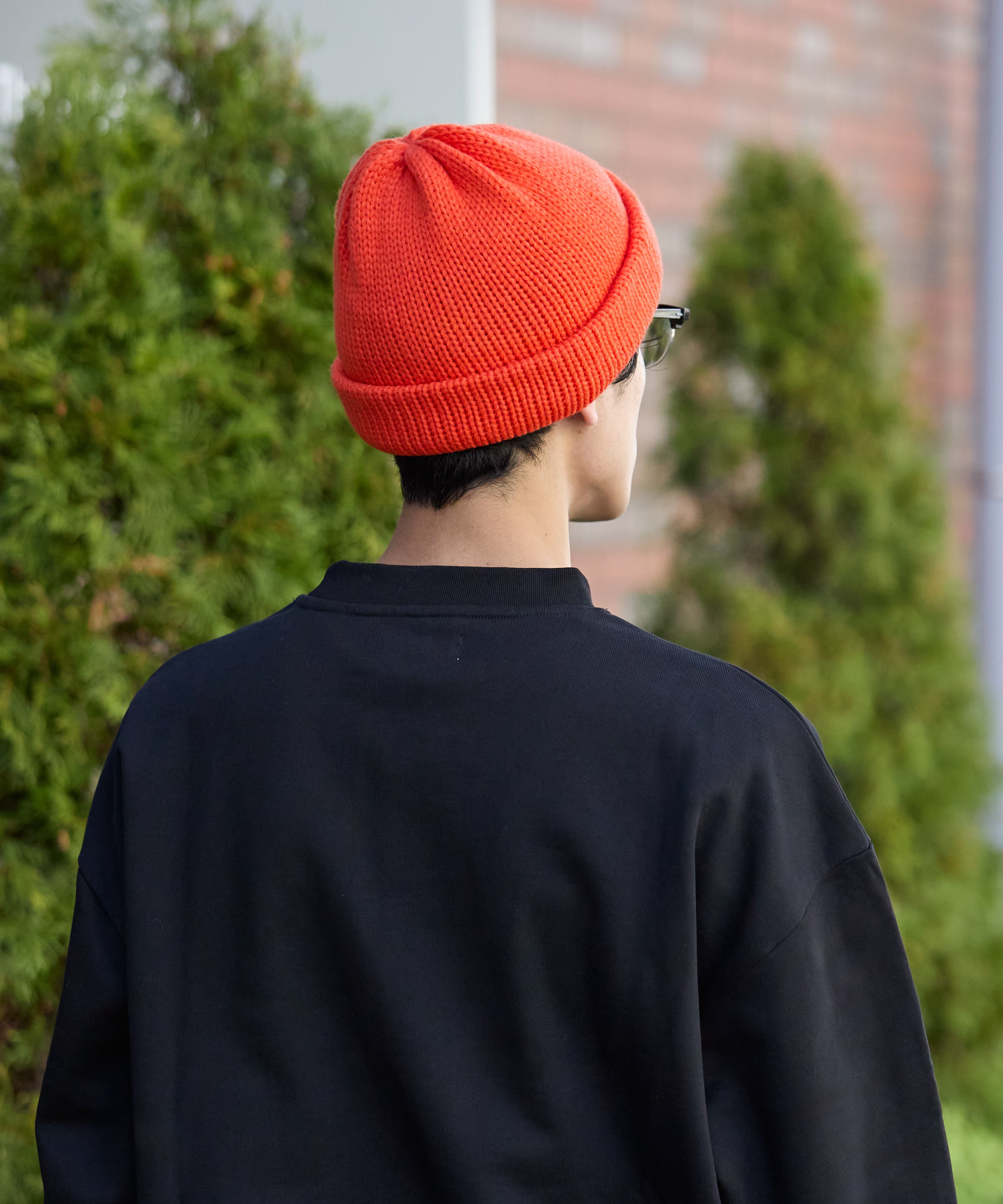 KNIT WATCH CAP [ORANGE]