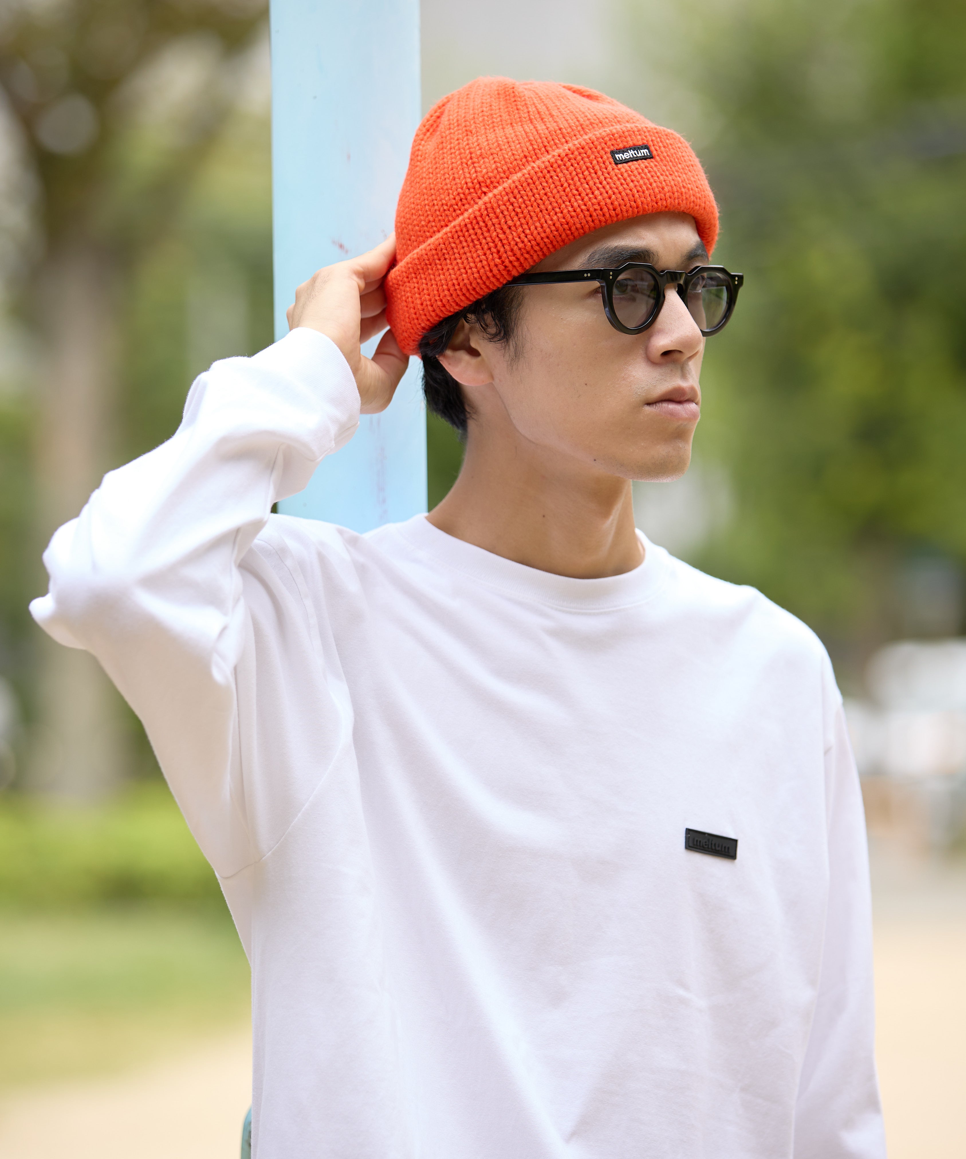 KNIT WATCH CAP [ORANGE]