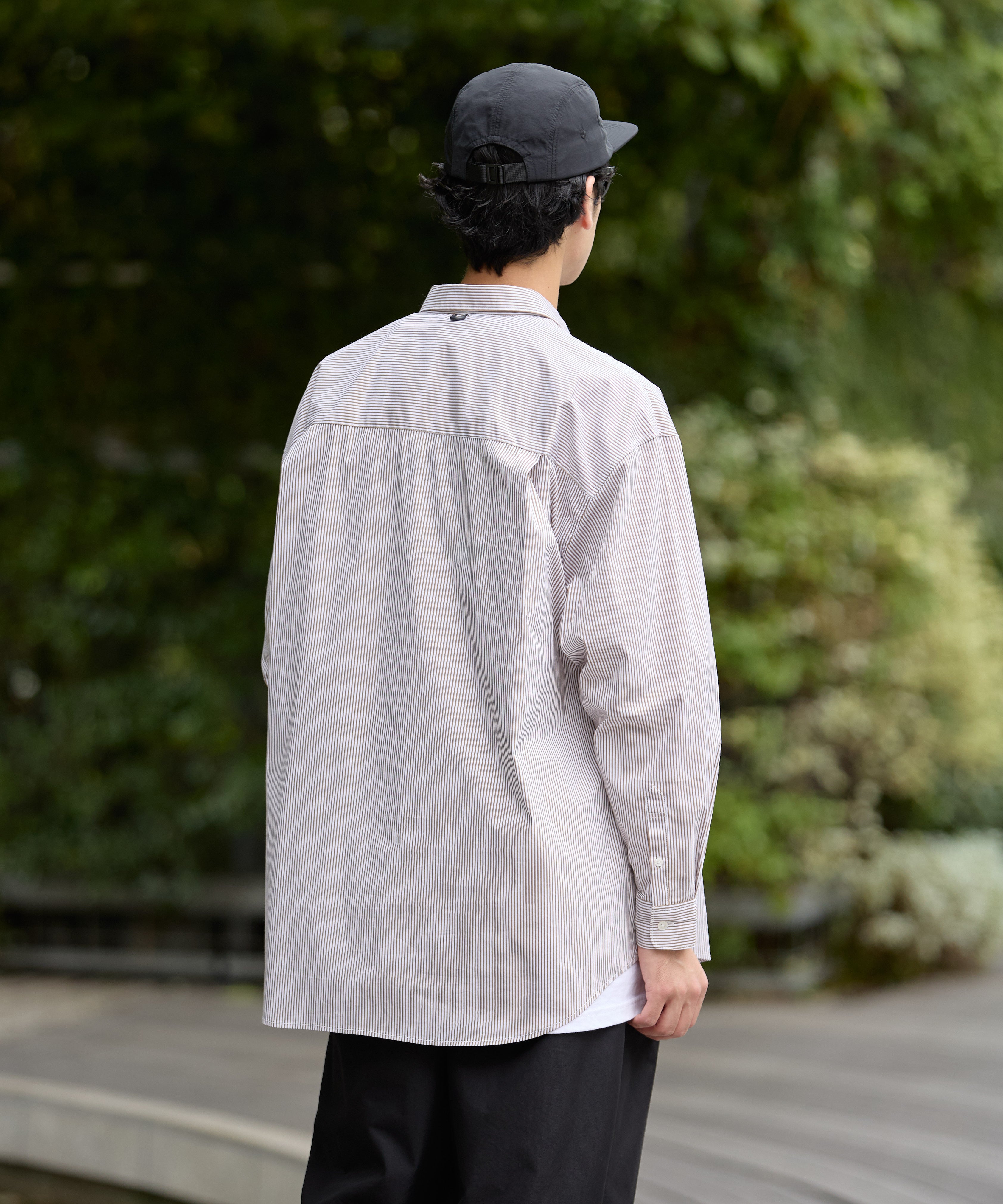 [7/23 TUE 18:00~ INSTOCK] LOOSE STRIPE SHIRT L/S