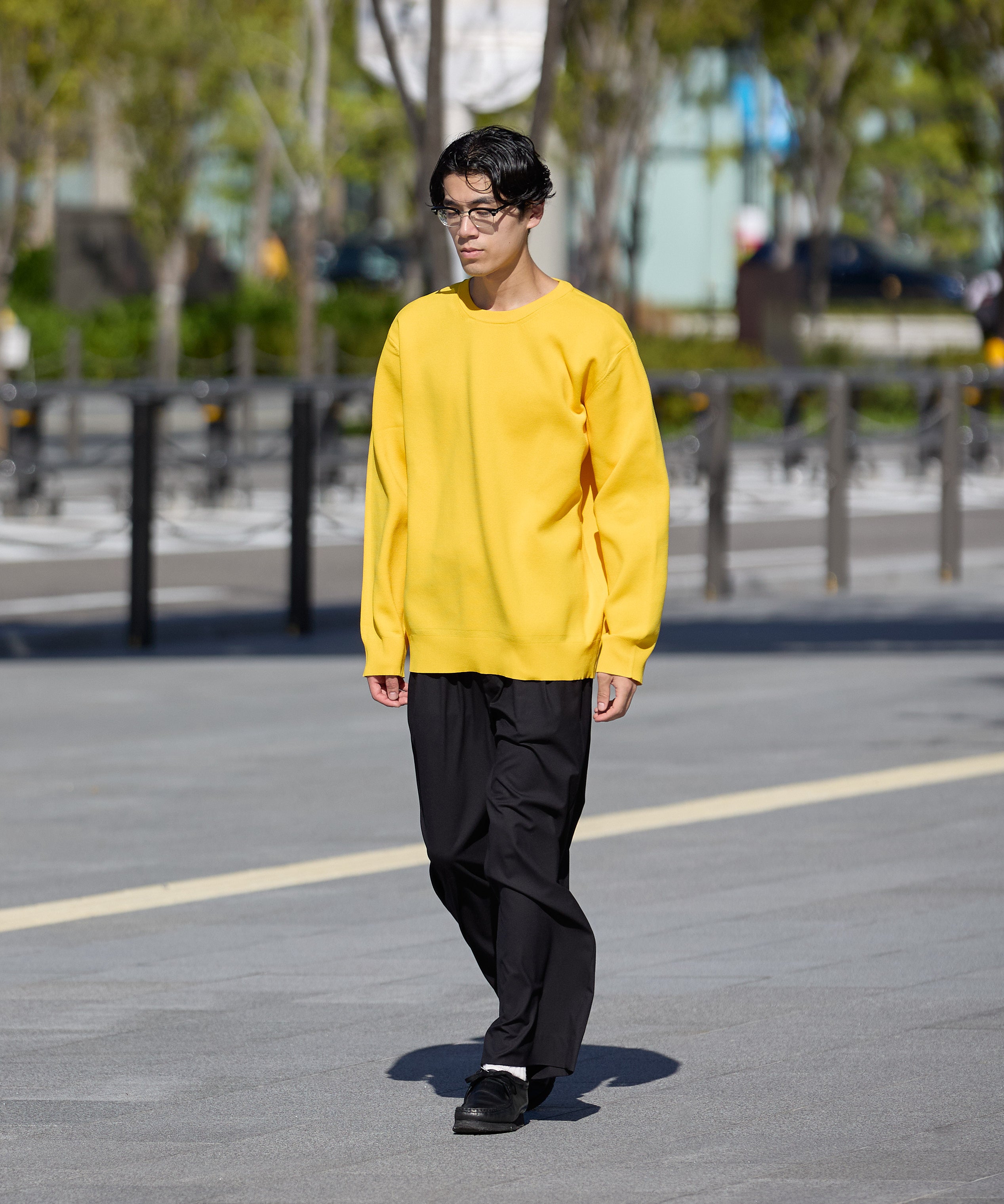 MILANO CREWNECK KNIT【YELLOW】