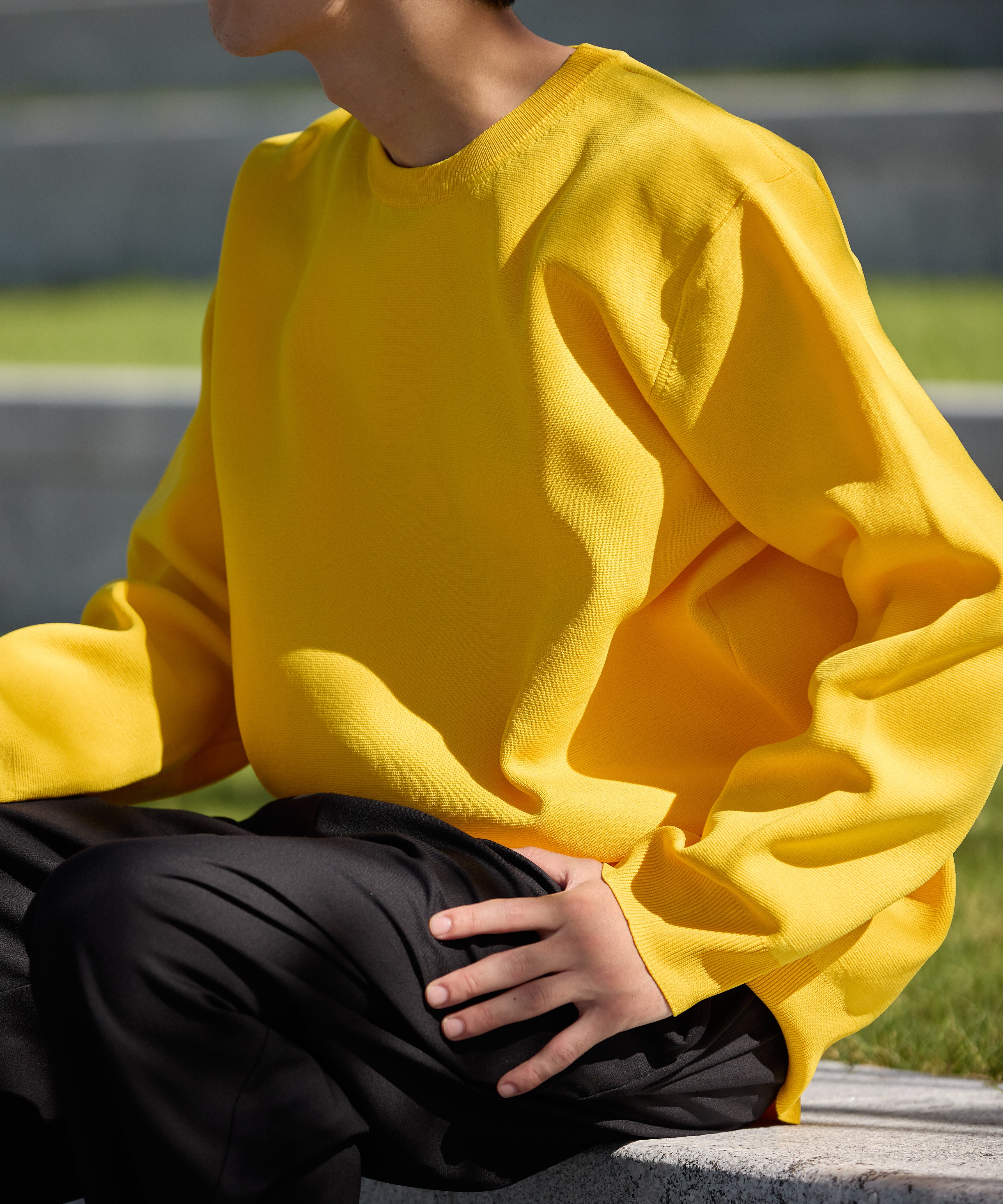 MILANO CREWNECK KNIT【YELLOW】