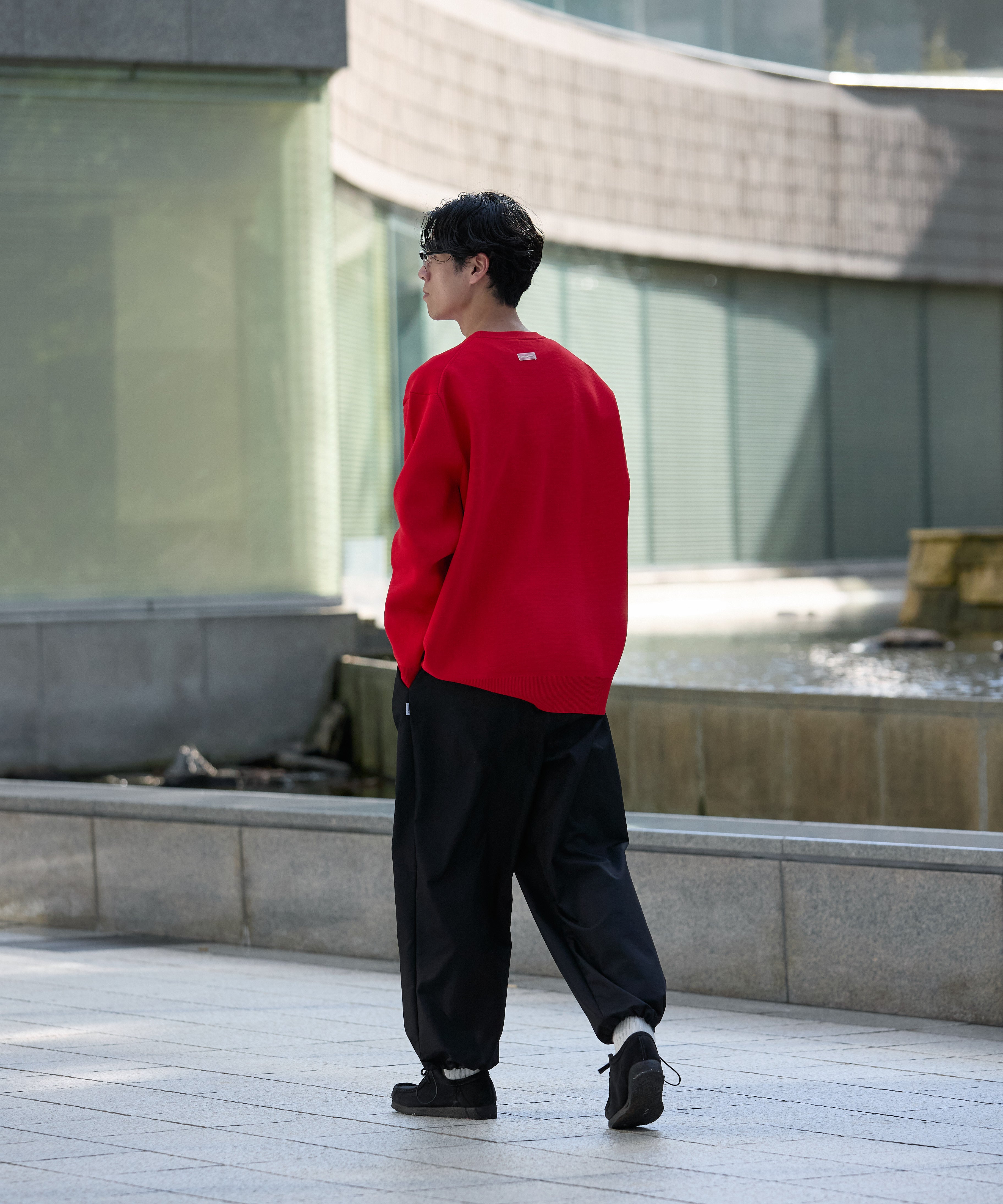 MILANO CREWNECK KNIT【RED】