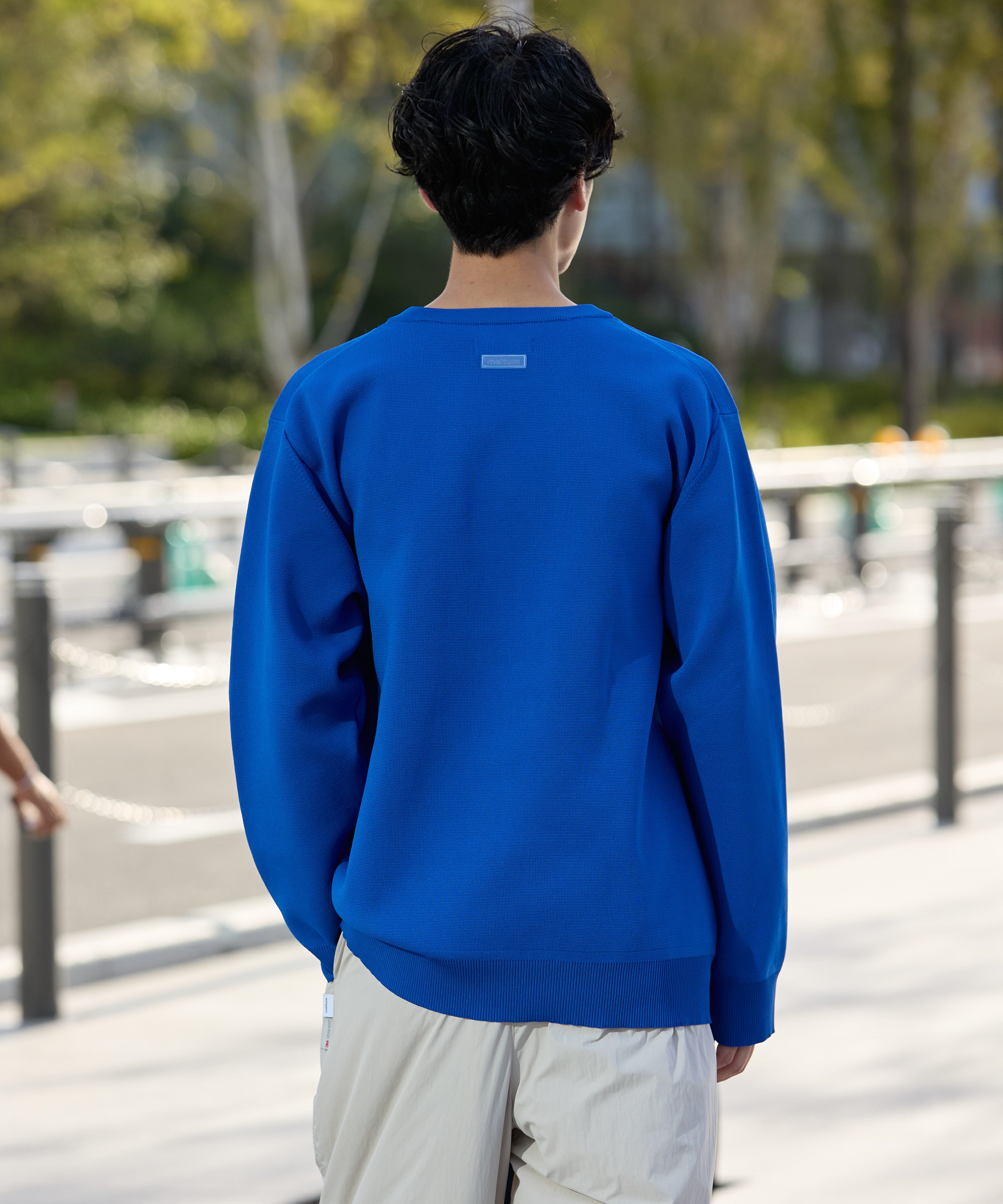 MILANO CREWNECK KNIT【BLUE】