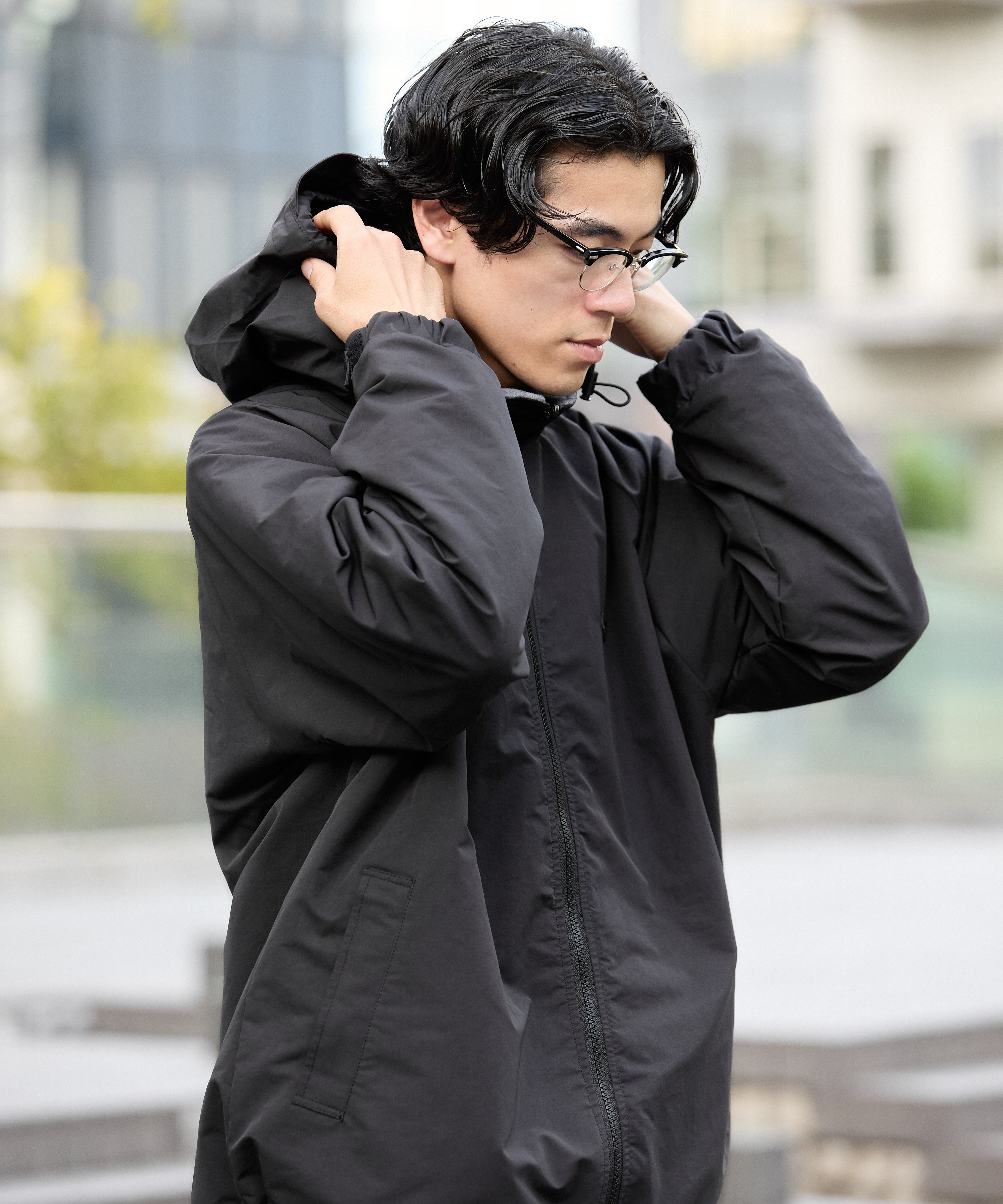 [2024.10.25 Fri 18:00~ RELEASE] REVERSIBLE CITY BLOUSON [BLACK]