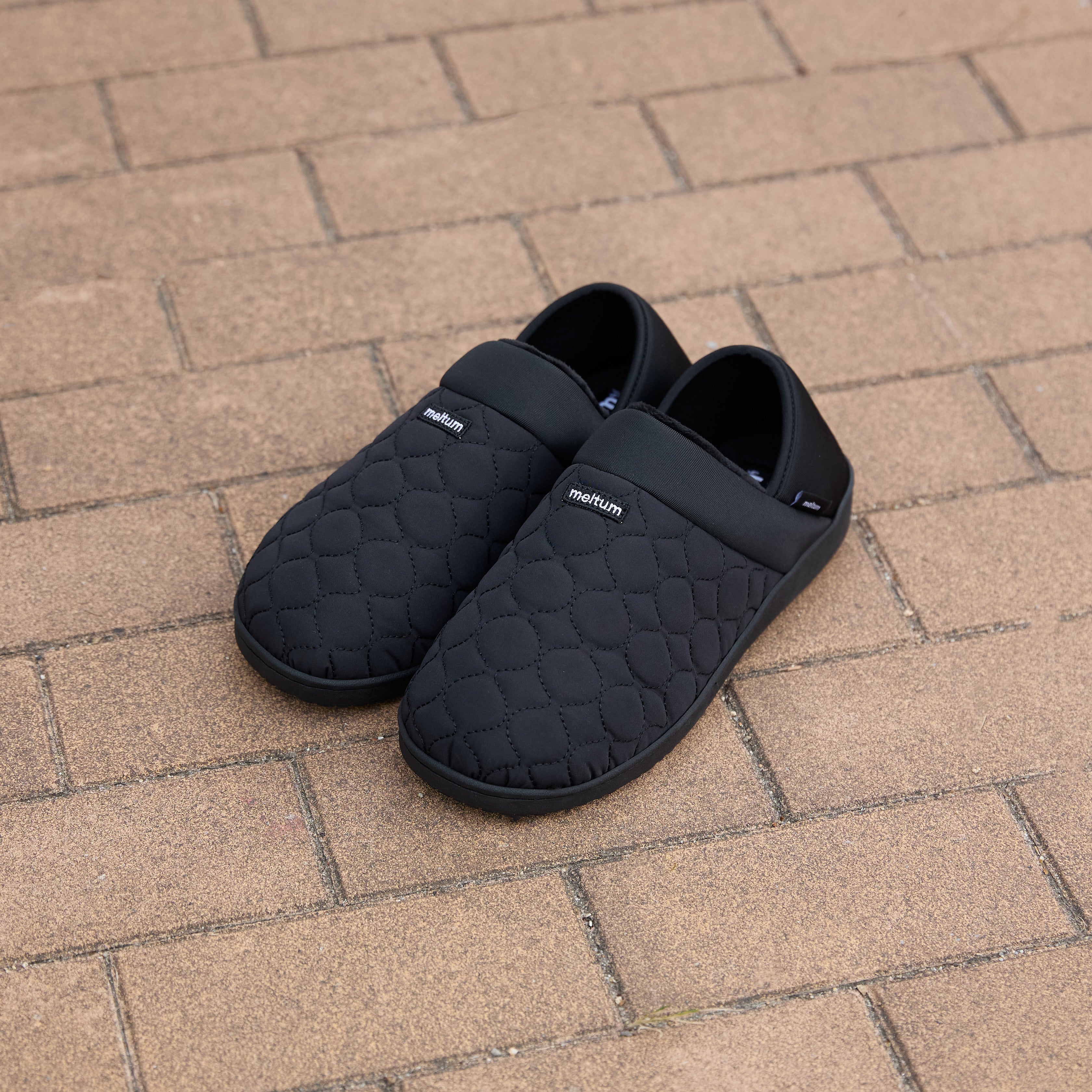 QUILT MOC SHOES【BLACK】