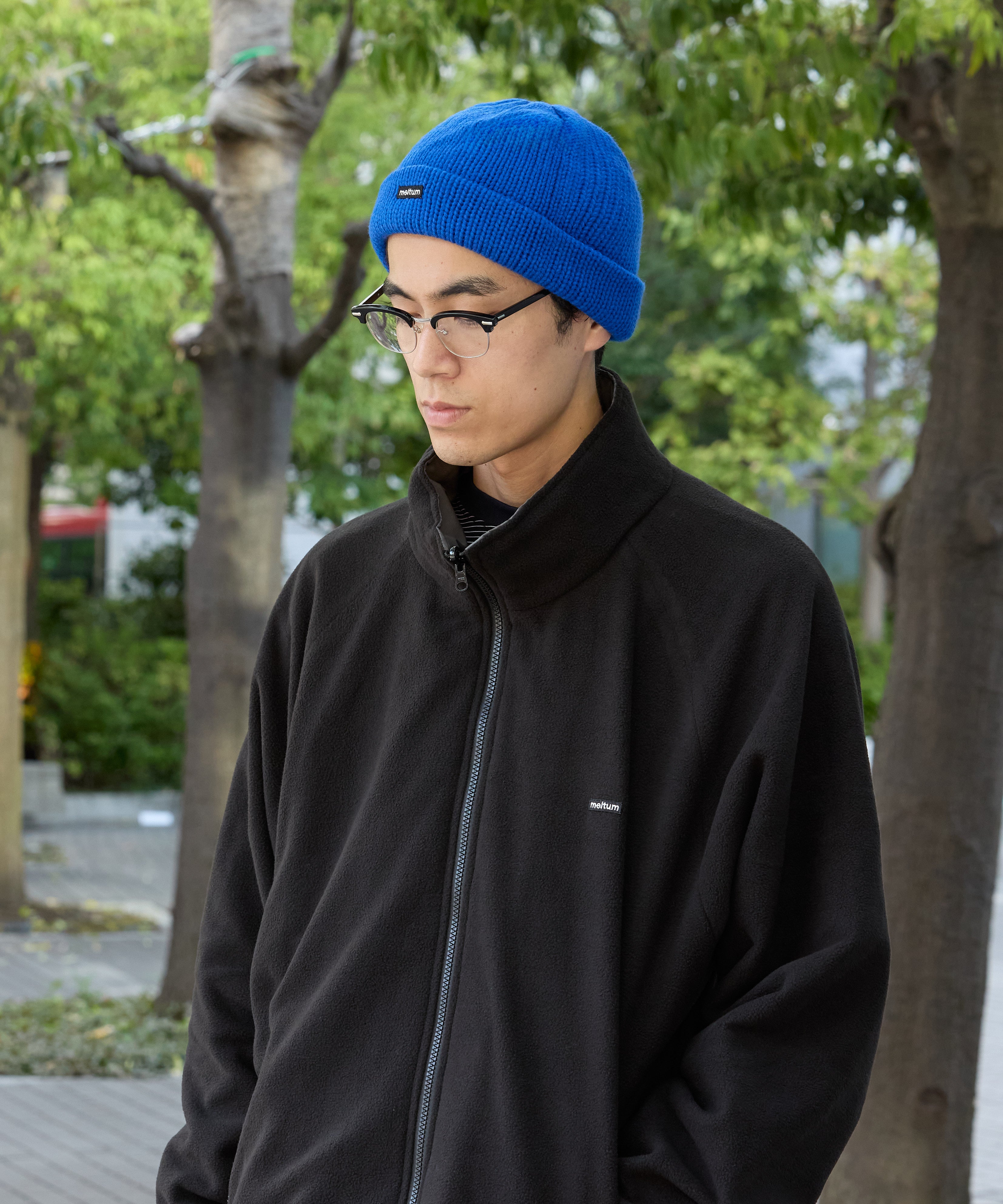 KNIT WATCH CAP【BLUE】