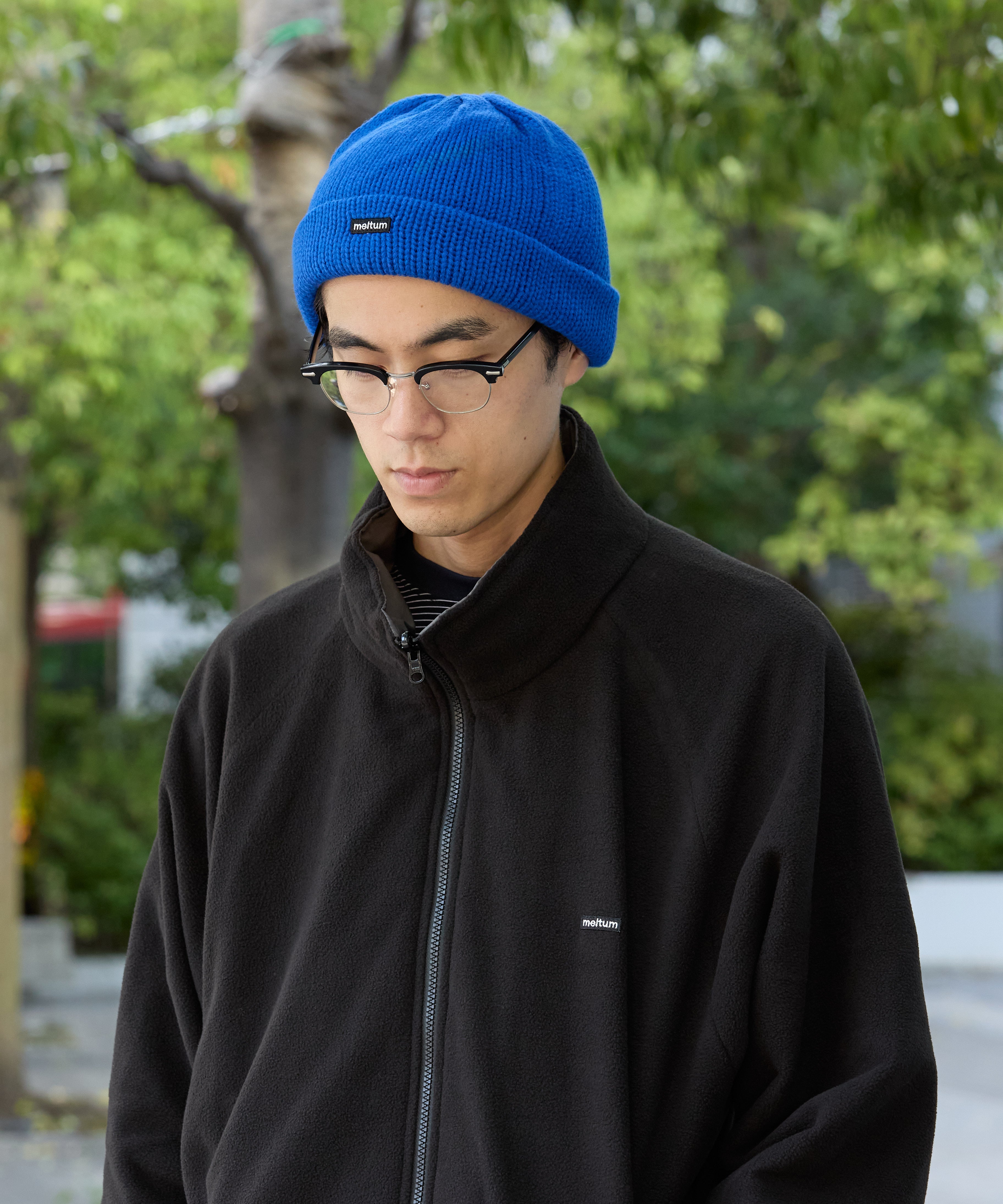 KNIT WATCH CAP【BLUE】