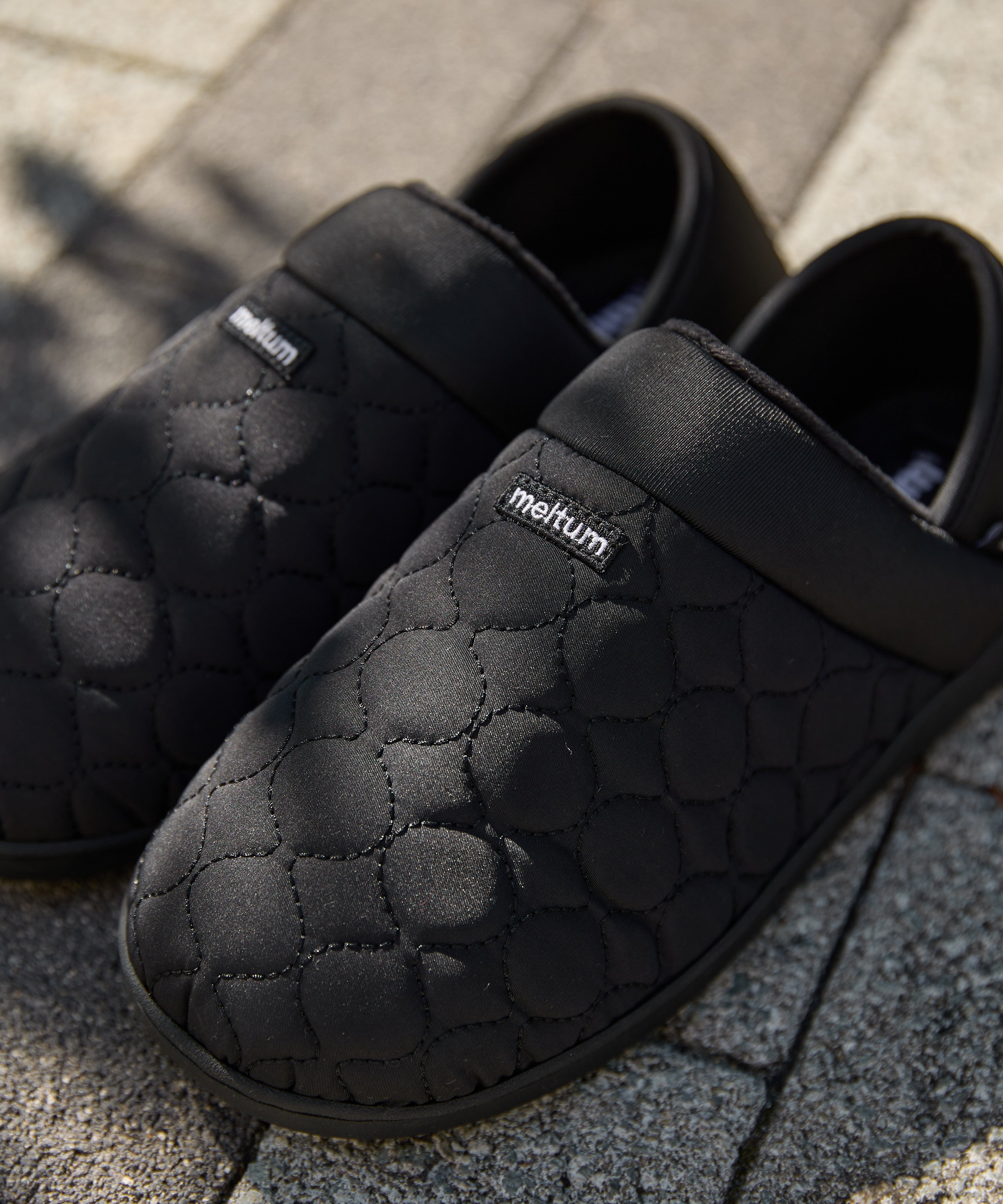 QUILT MOC SHOES【BLACK】