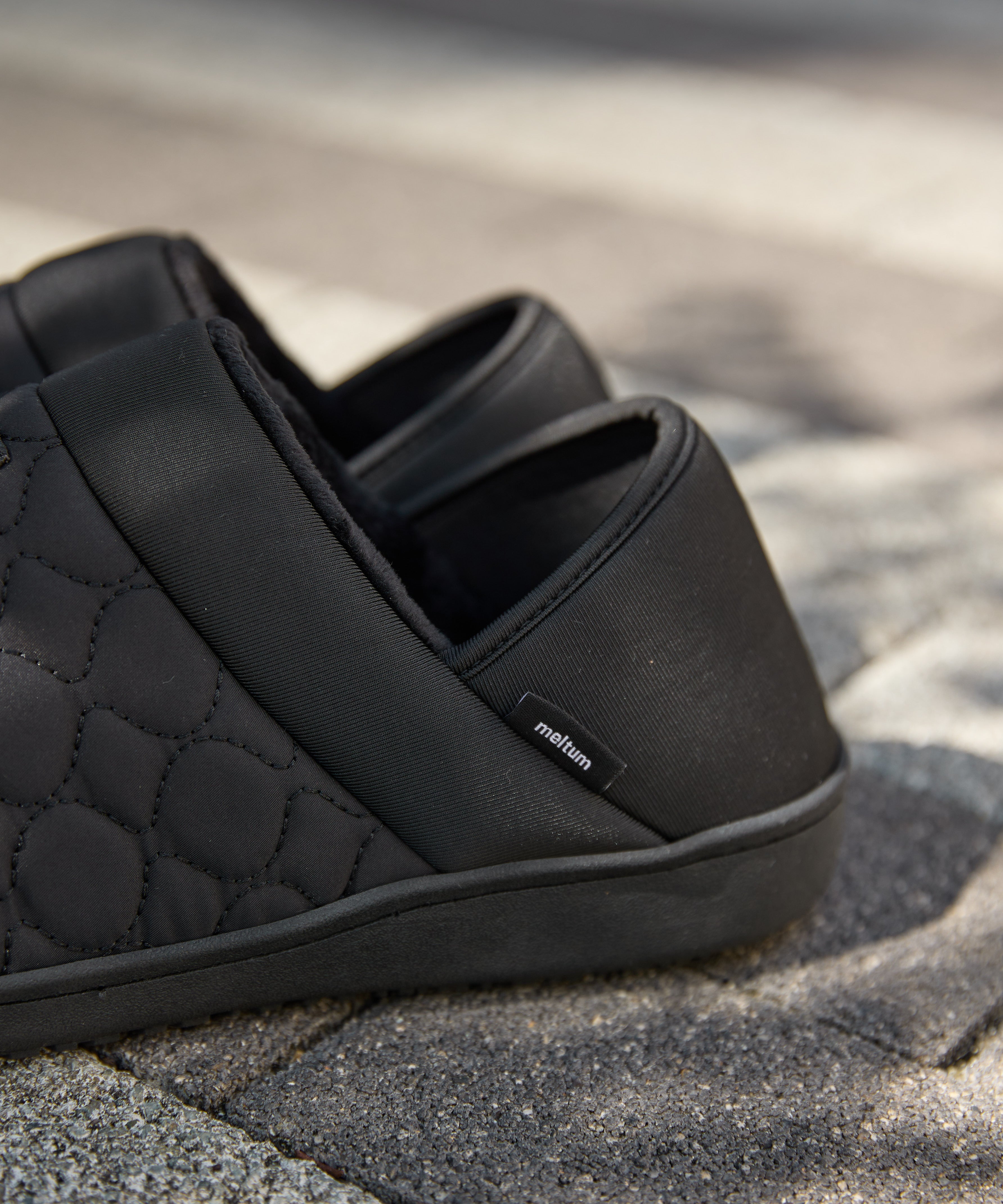 QUILT MOC SHOES【BLACK】