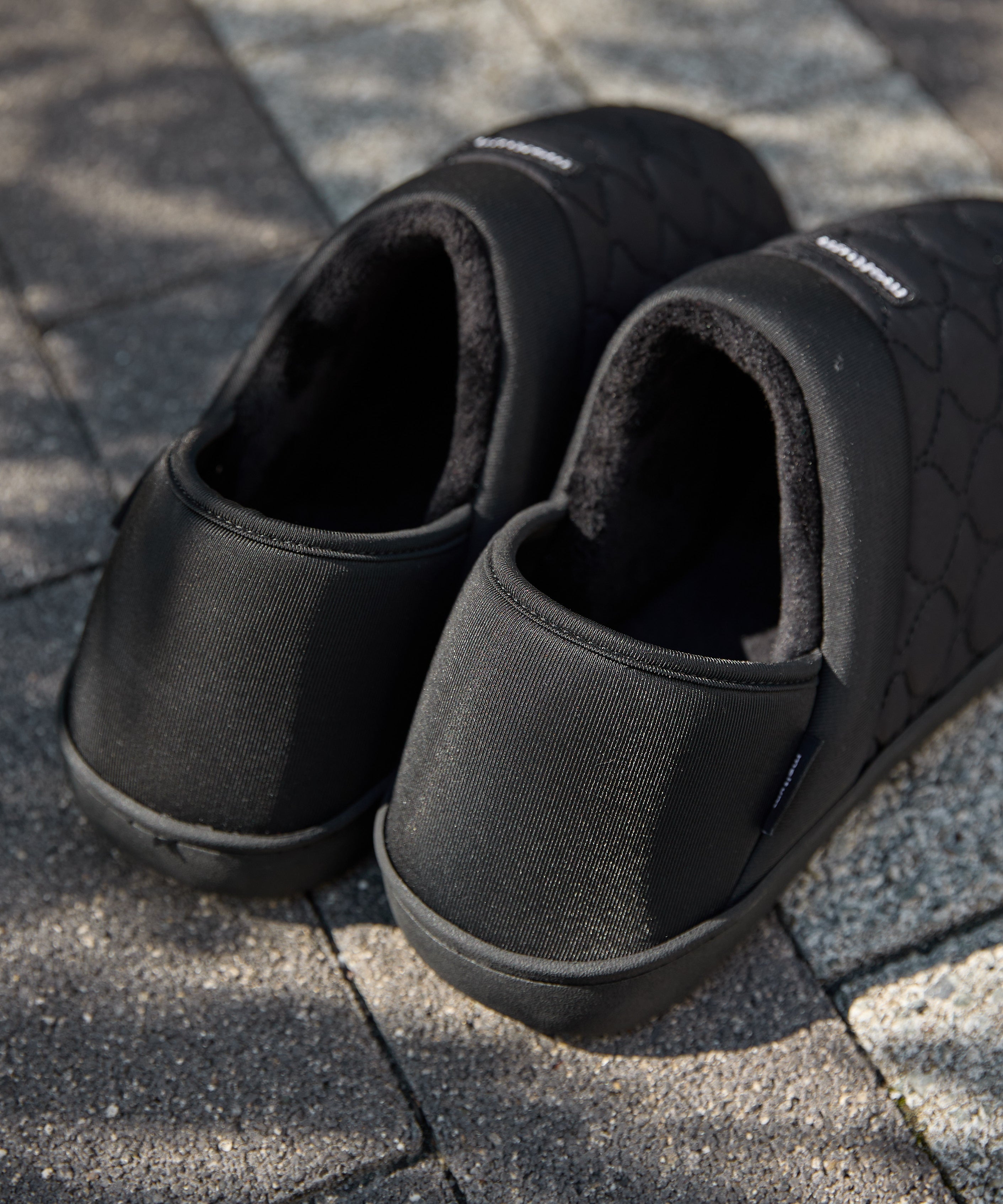 QUILT MOC SHOES【BLACK】