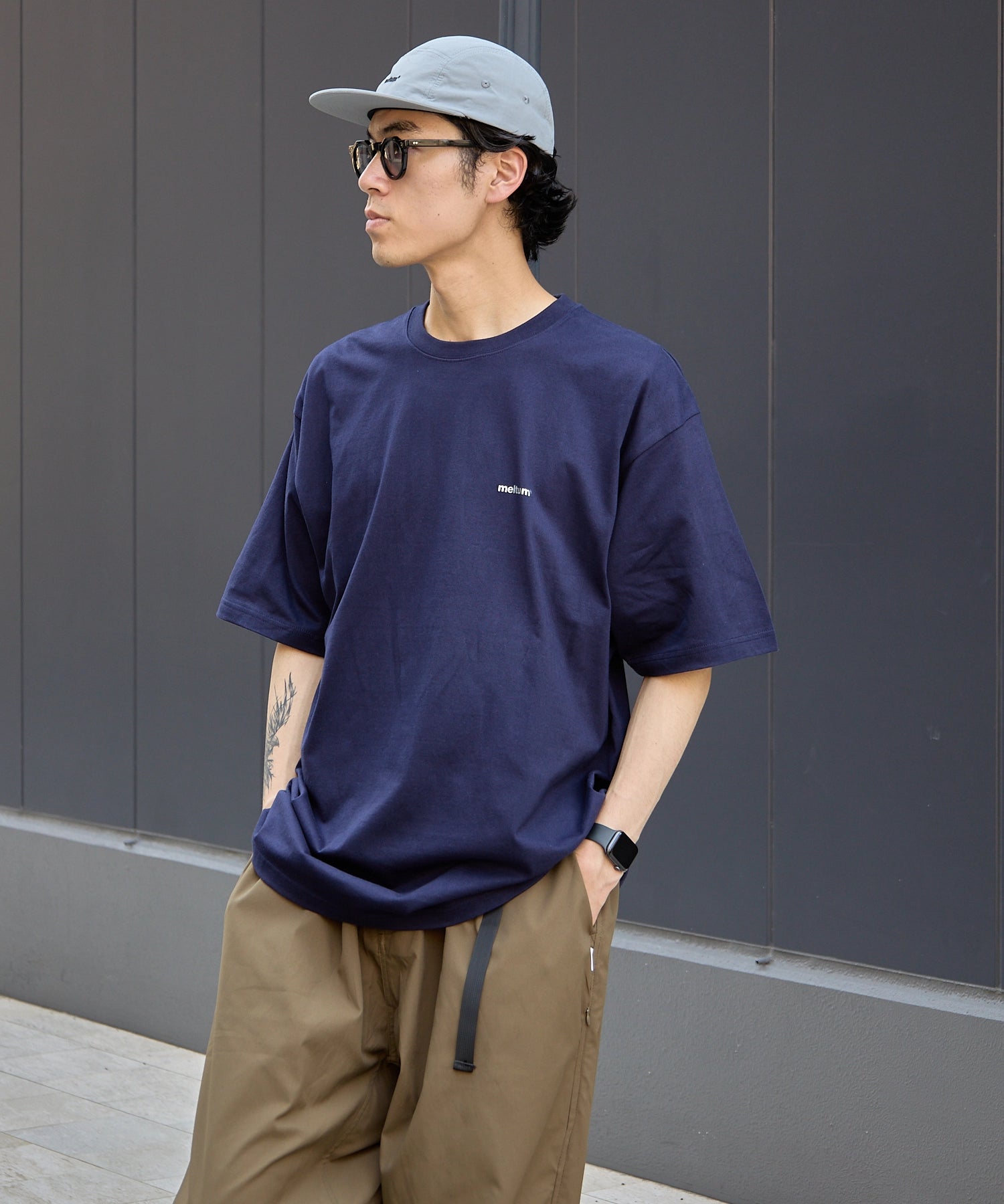 SOUVENIR TEE S/S【NAVY】