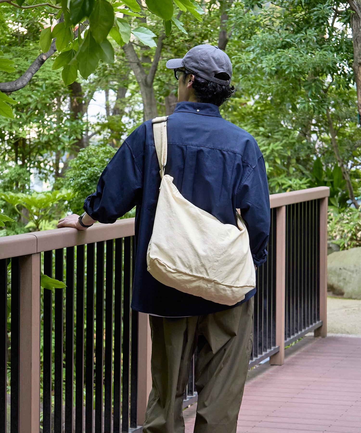 CANVAS MESSENGER BAG【NATURAL】