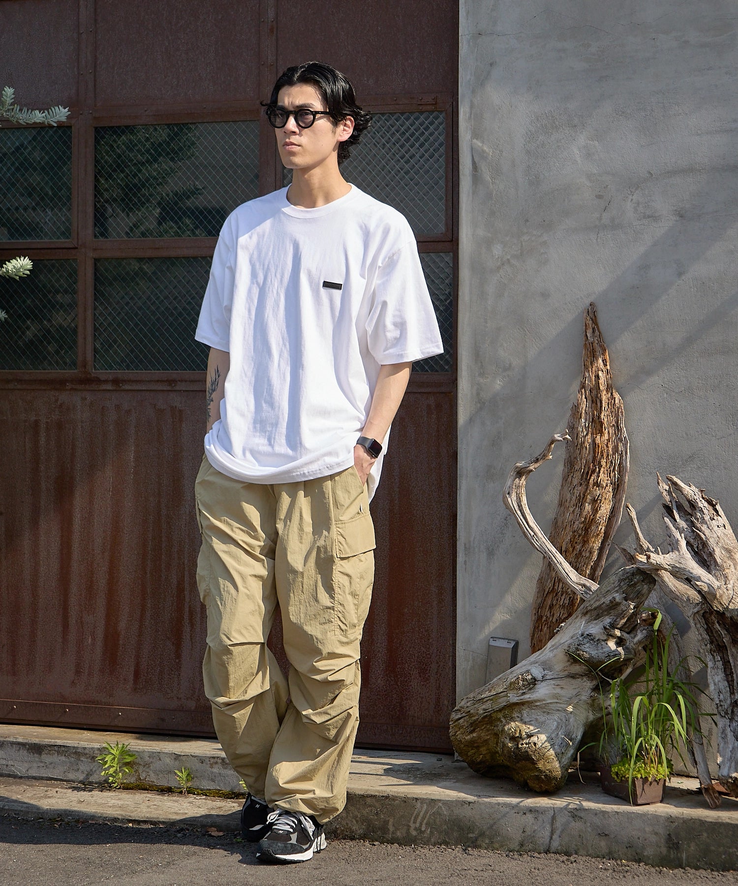 ALL-ROUND CARGO STRING PANTS【BEIGE】