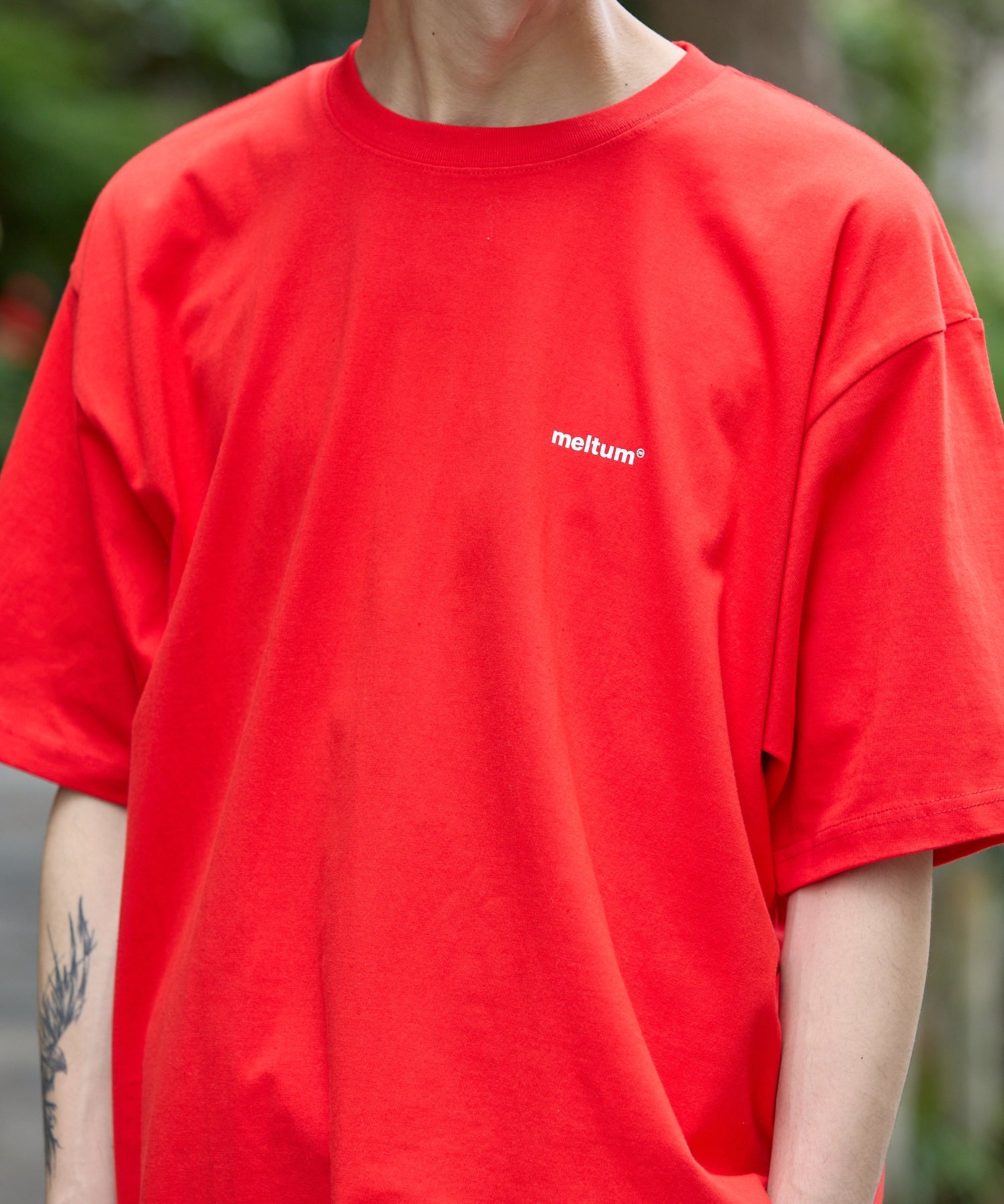 SOUVENIR TEE S/S【RED】