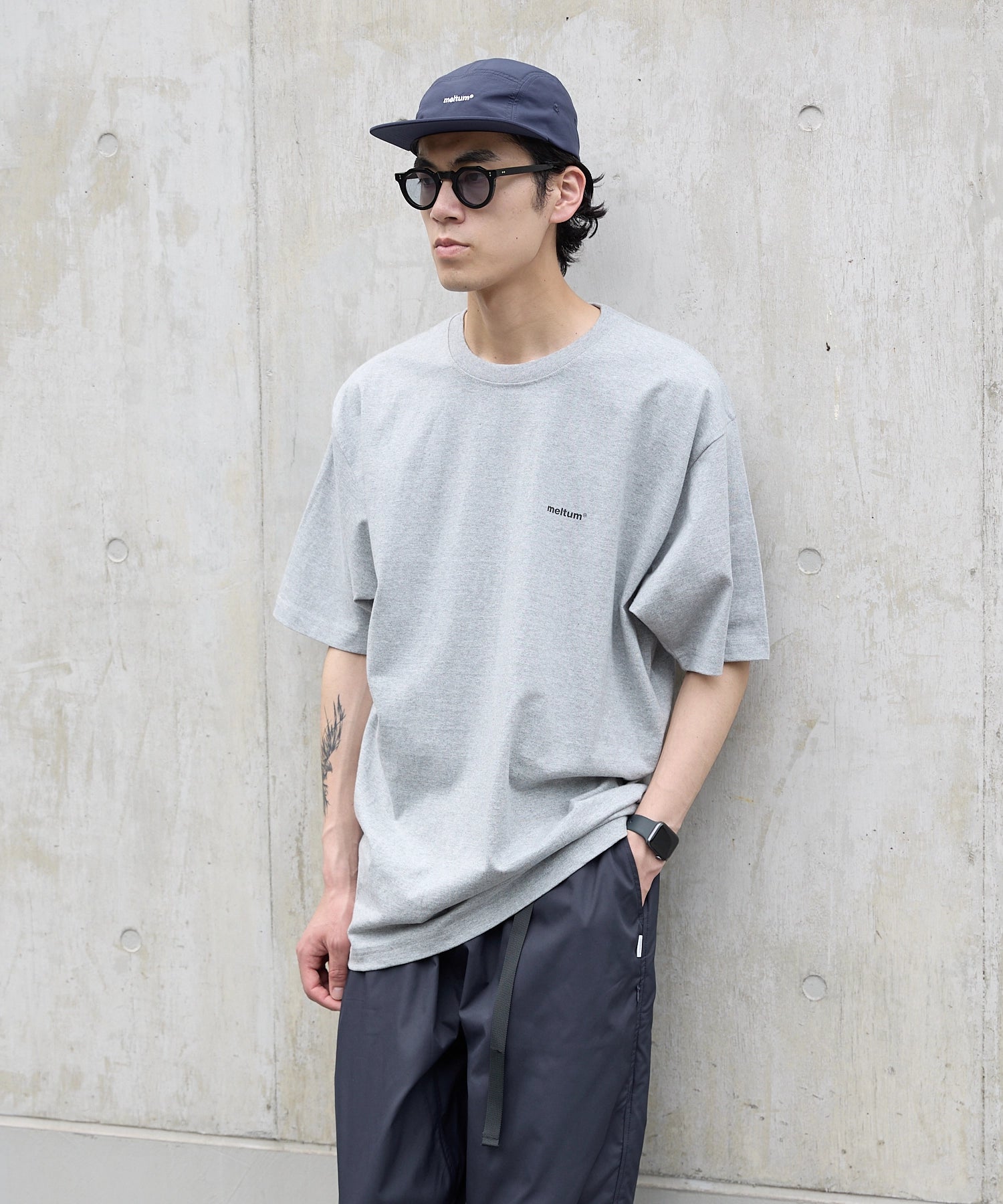 SOUVENIR TEE S/S【GREY】