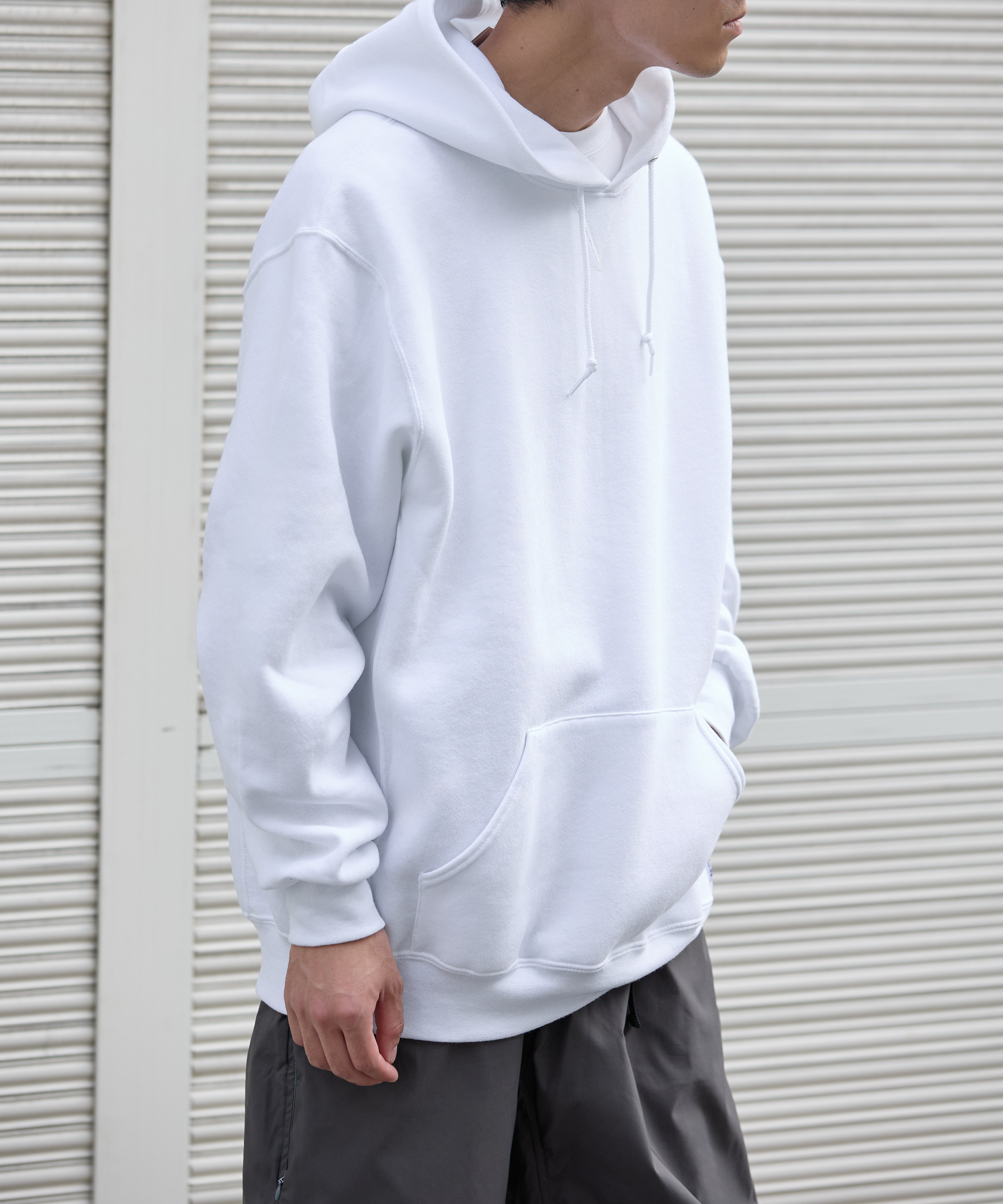 ×RUSSELL ATHLETIC STANDARD SWEAT HOODIE【WHITE】