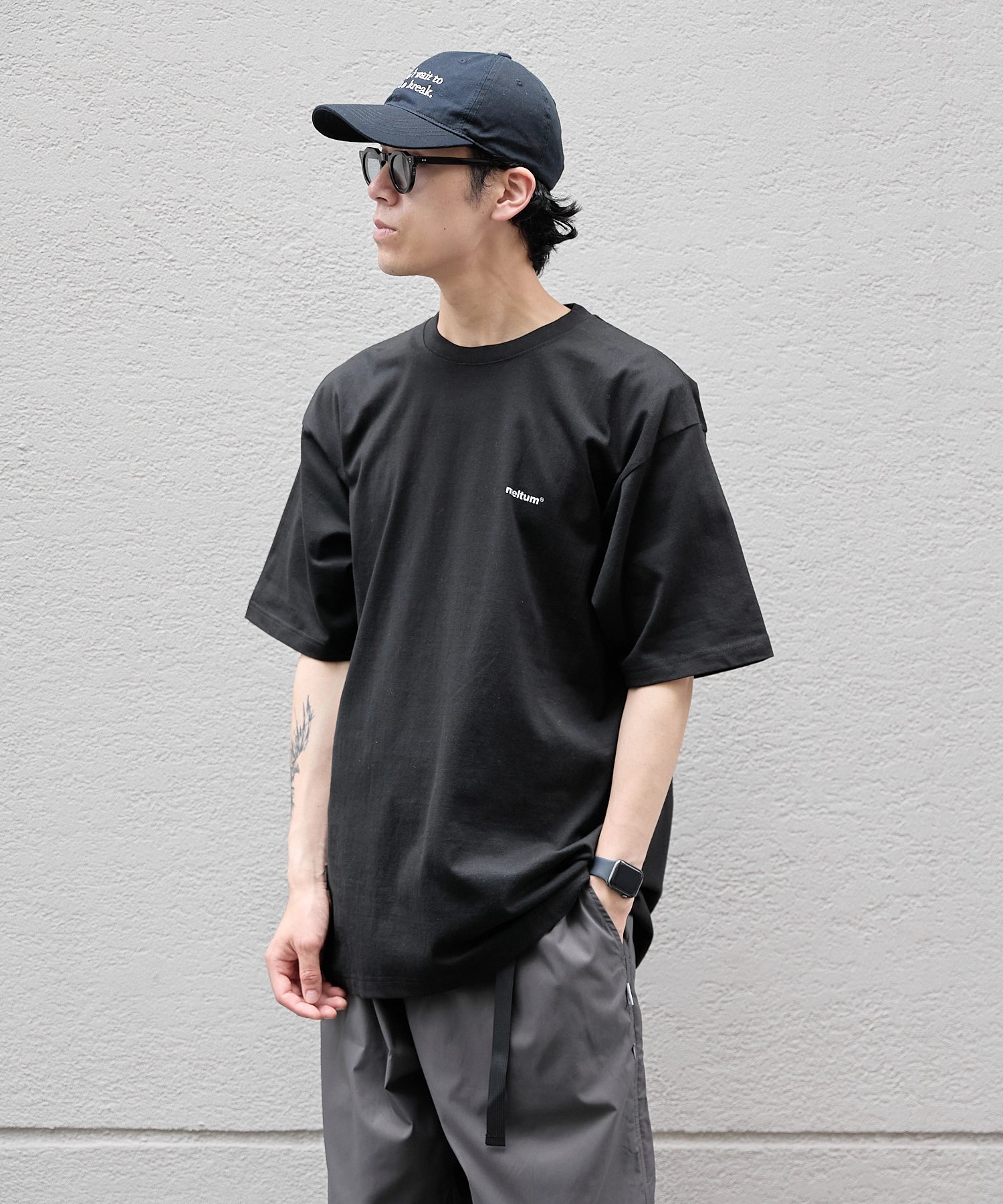 SOUVENIR TEE S/S【BLACK】