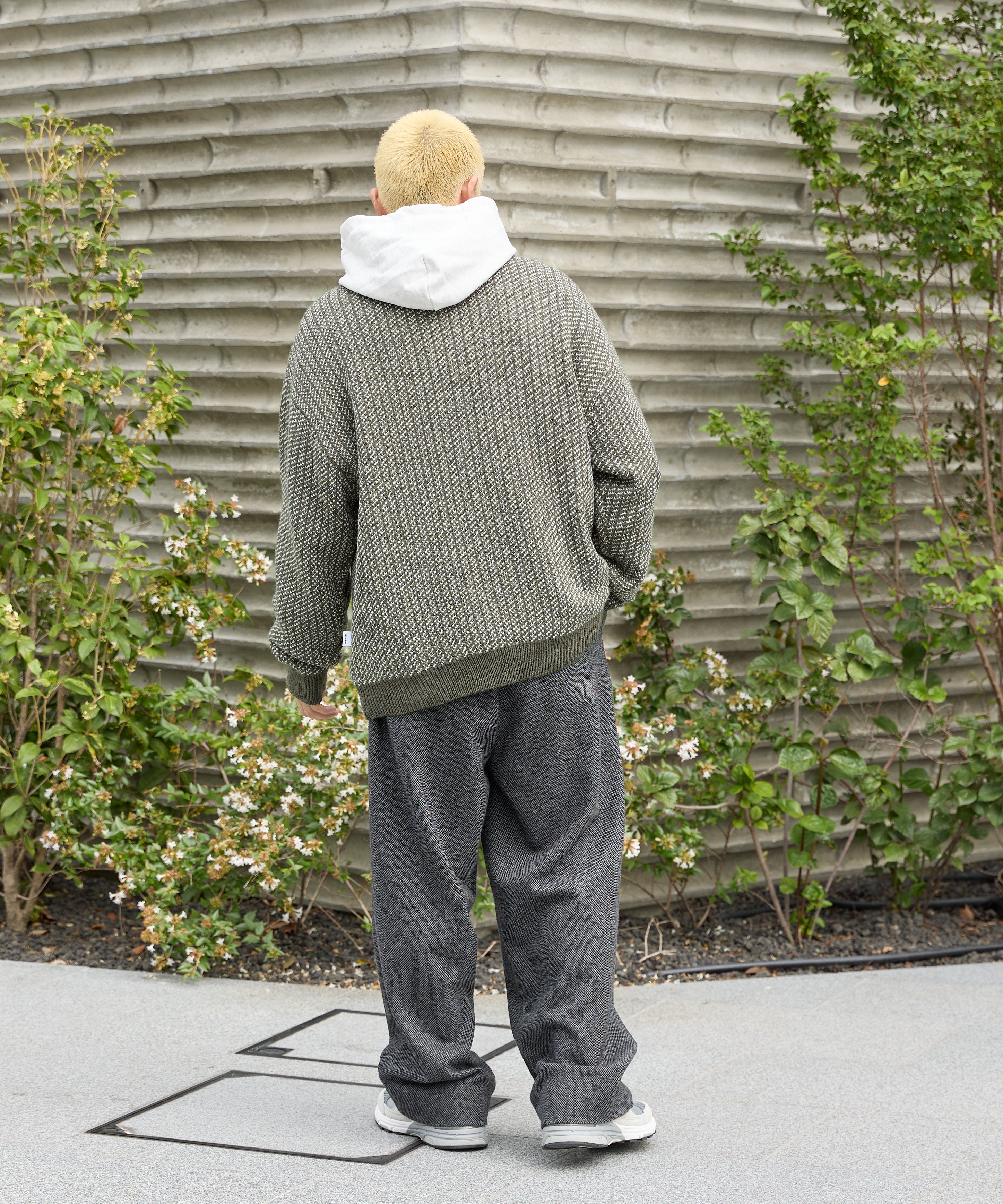 BIRDSEYE KNIT【GREEN】