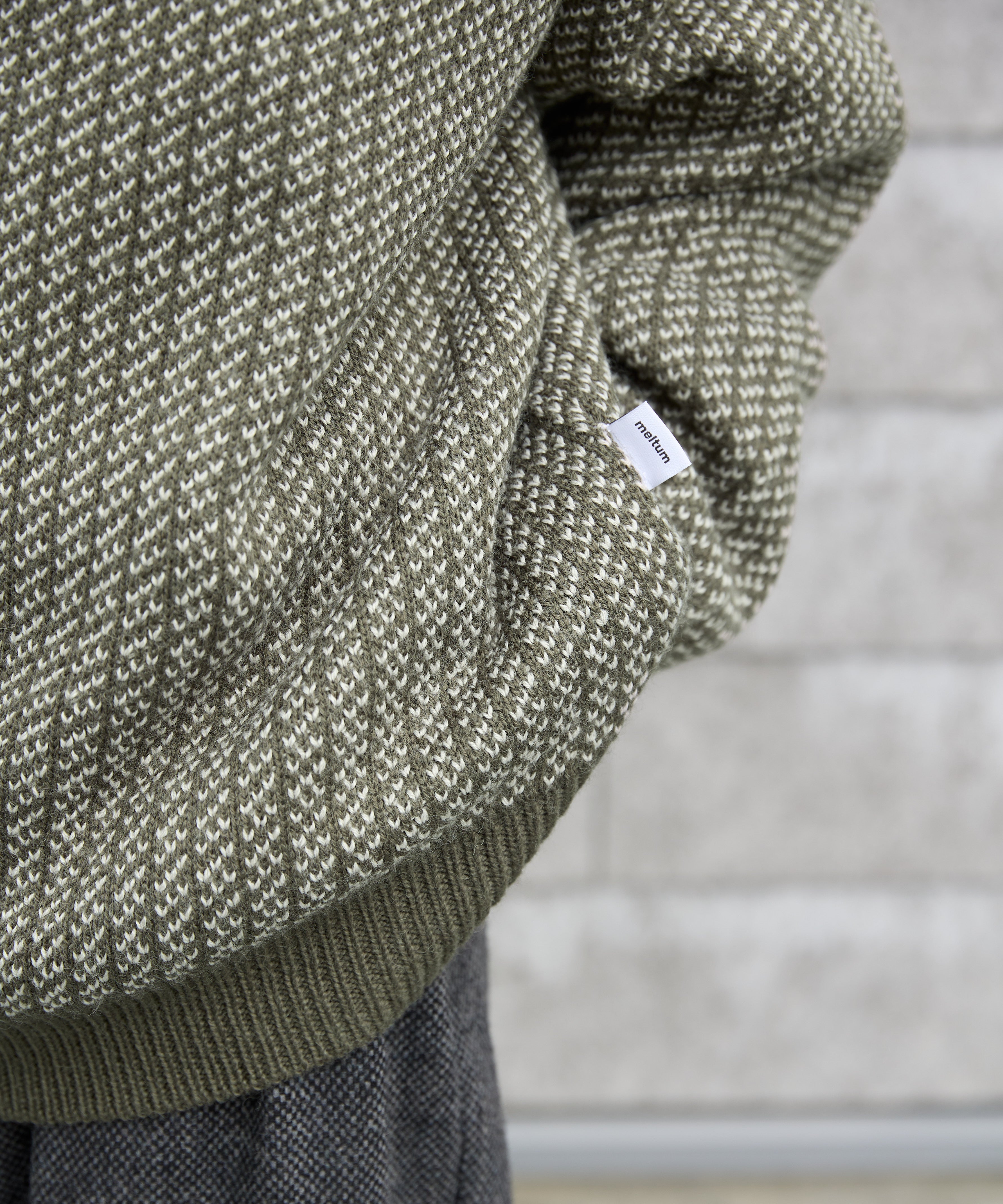 BIRDSEYE KNIT【GREEN】