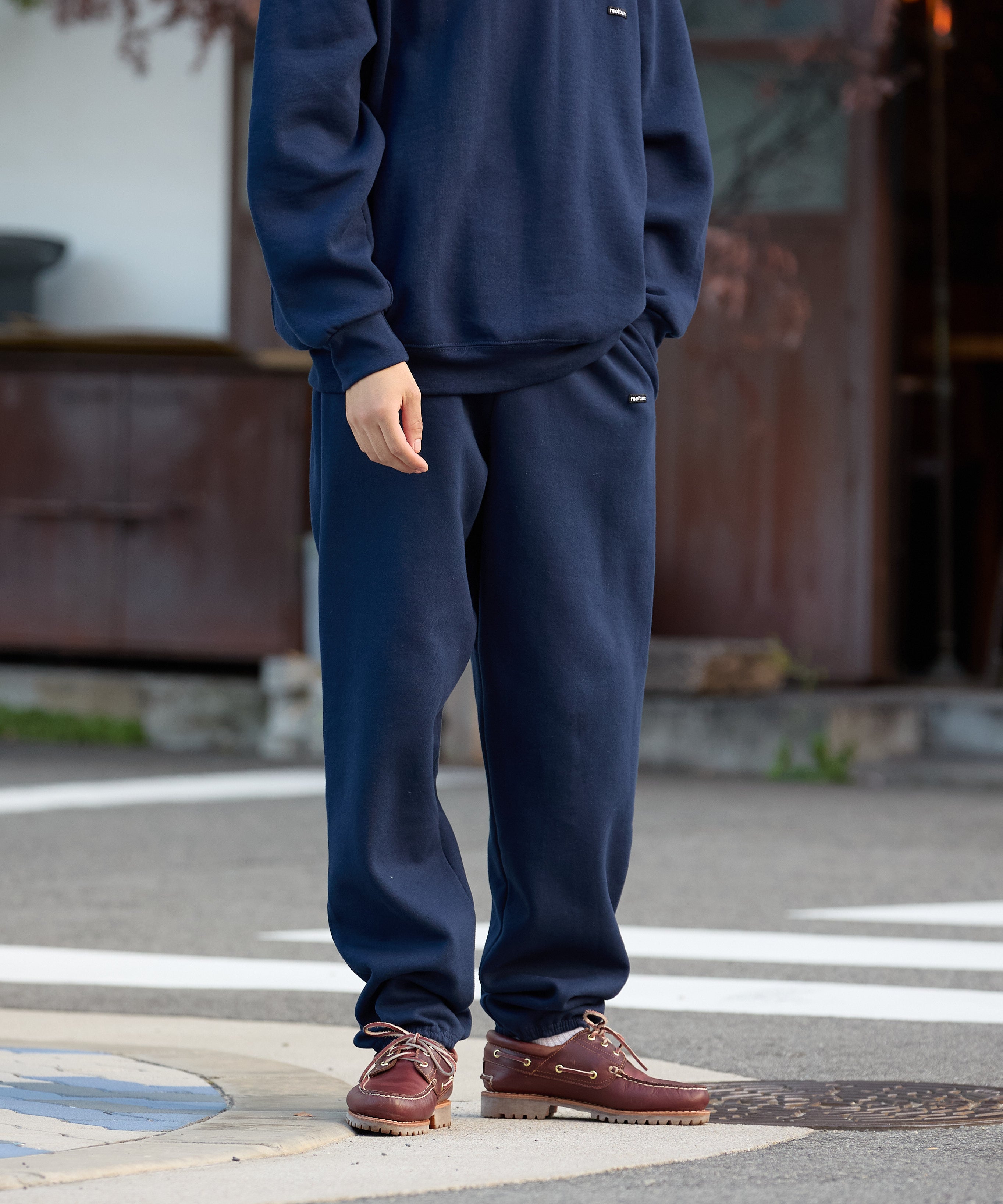 ×RUSSELL ATHLETIC STANDARD SWEAT PANTS [NAVY]