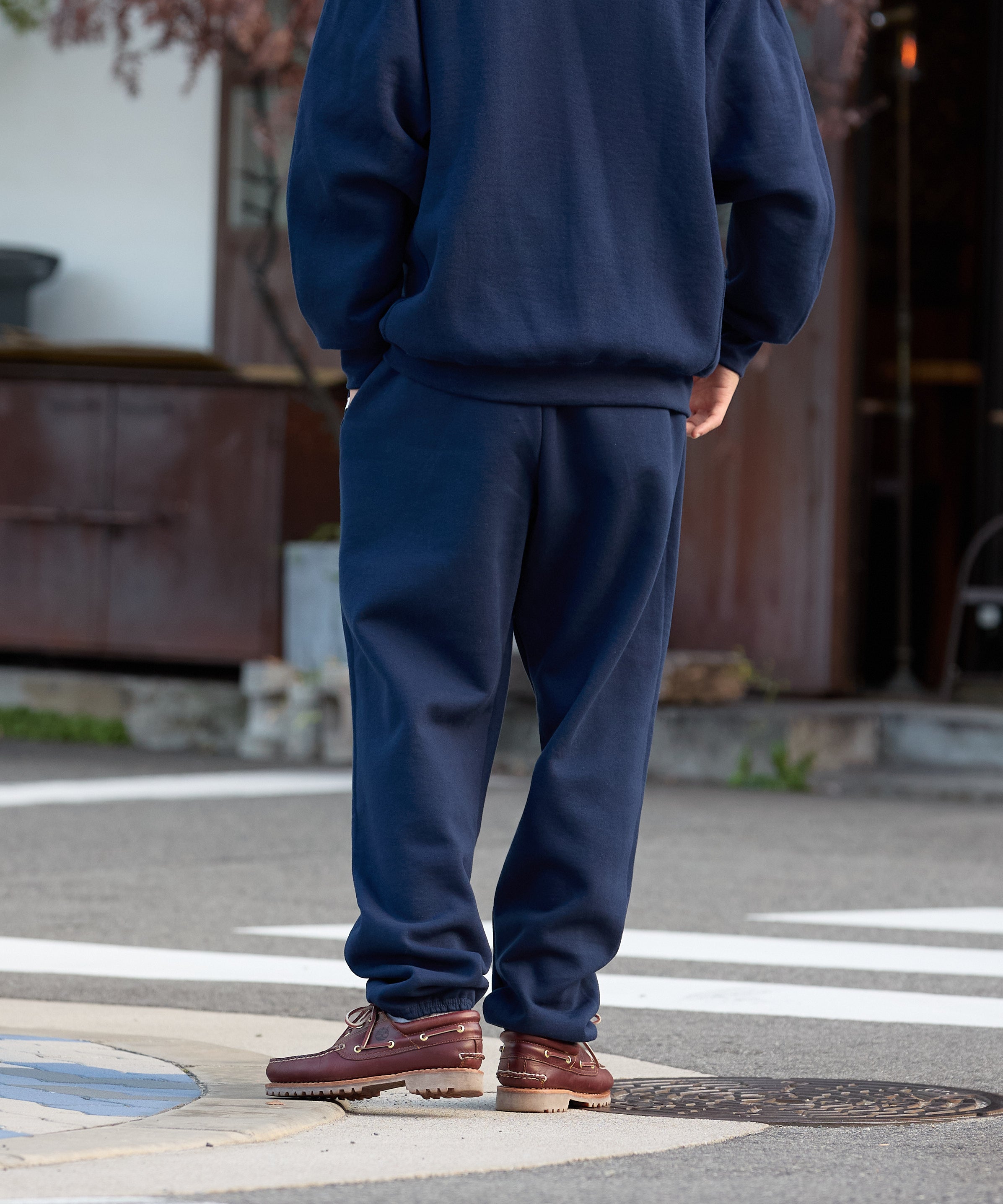 ×RUSSELL ATHLETIC STANDARD SWEAT PANTS【NAVY】