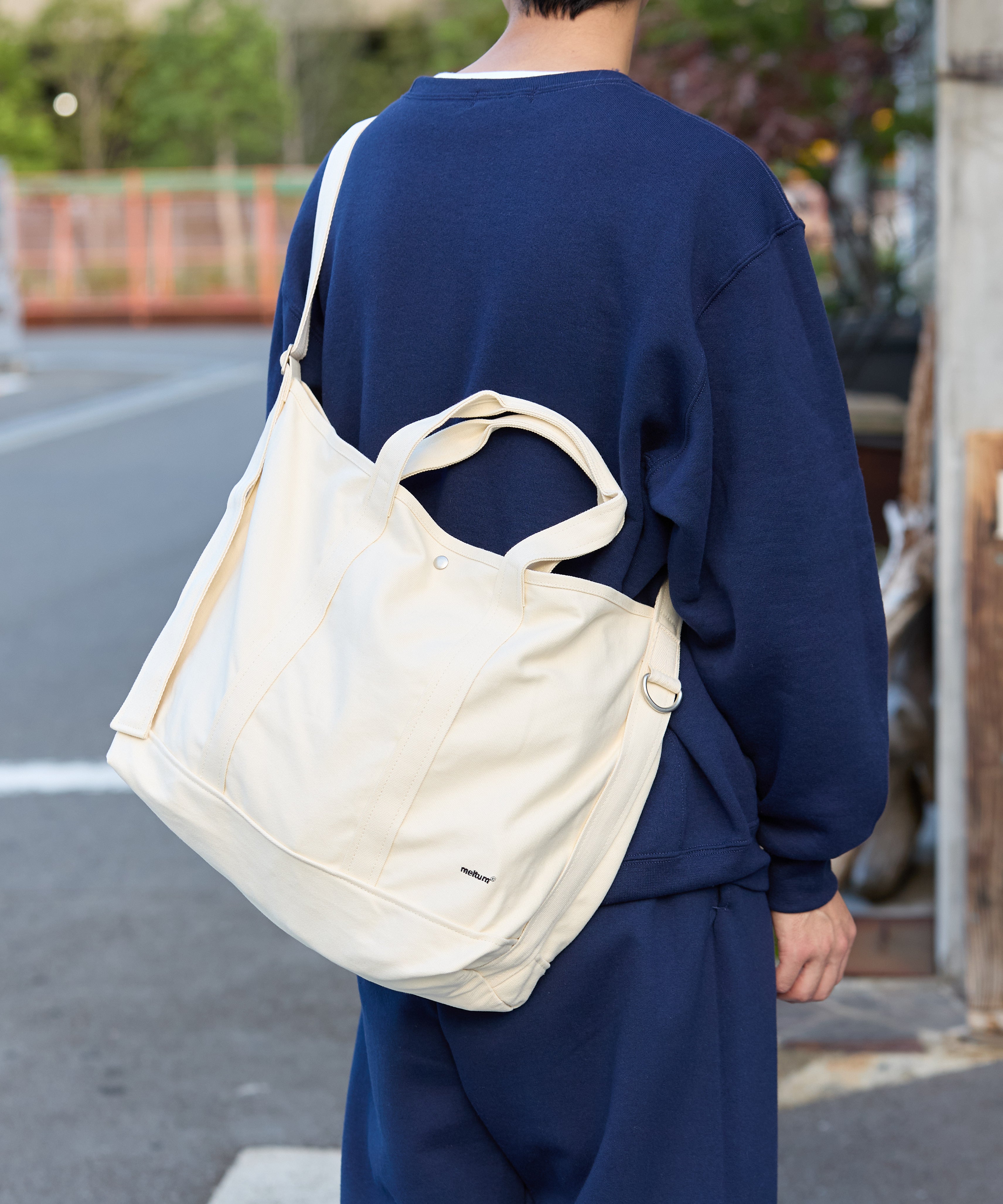 2WAY CANVAS TOTE  BAG【NATURAL】