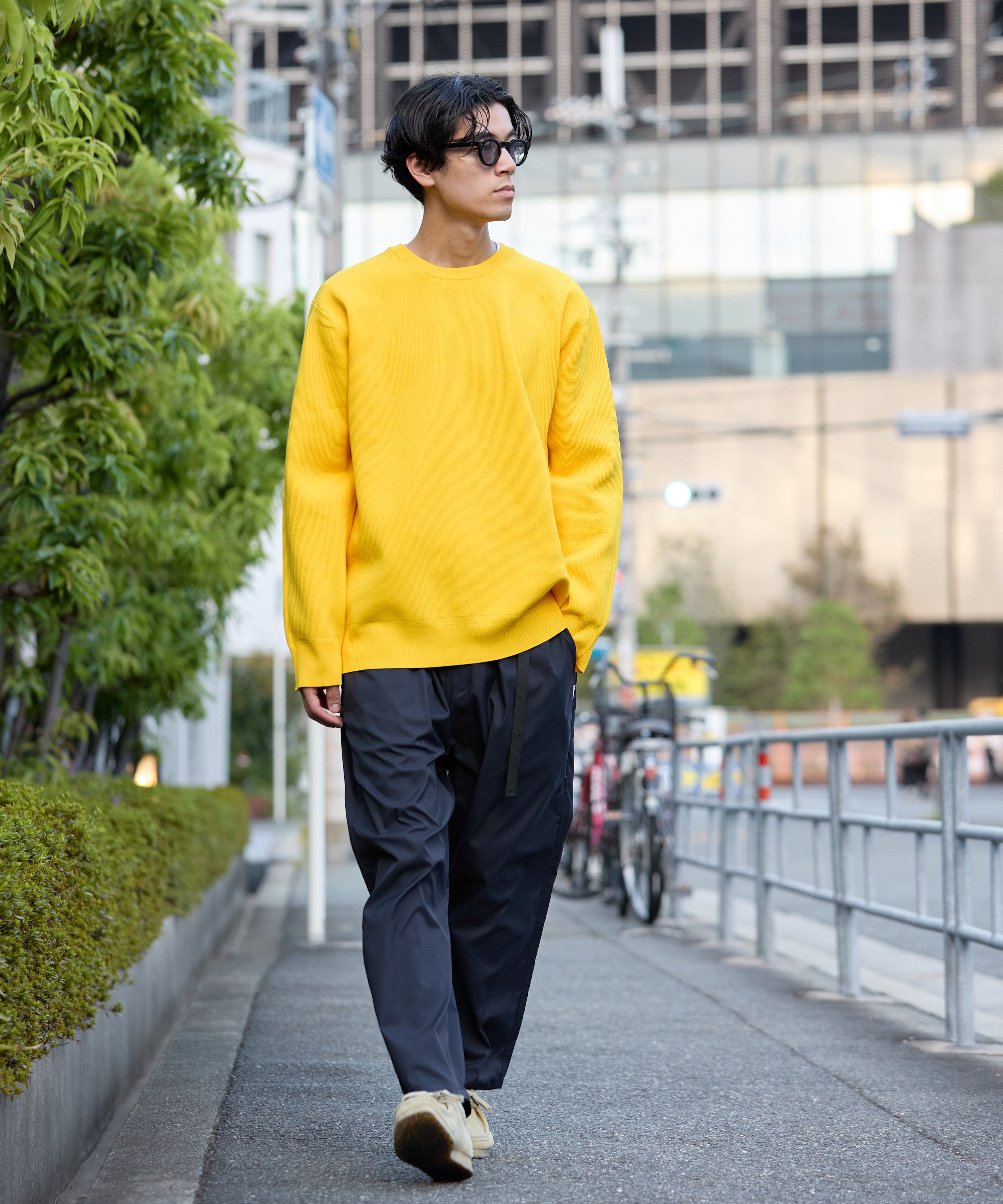 MILANO CREWNECK KNIT【YELLOW】