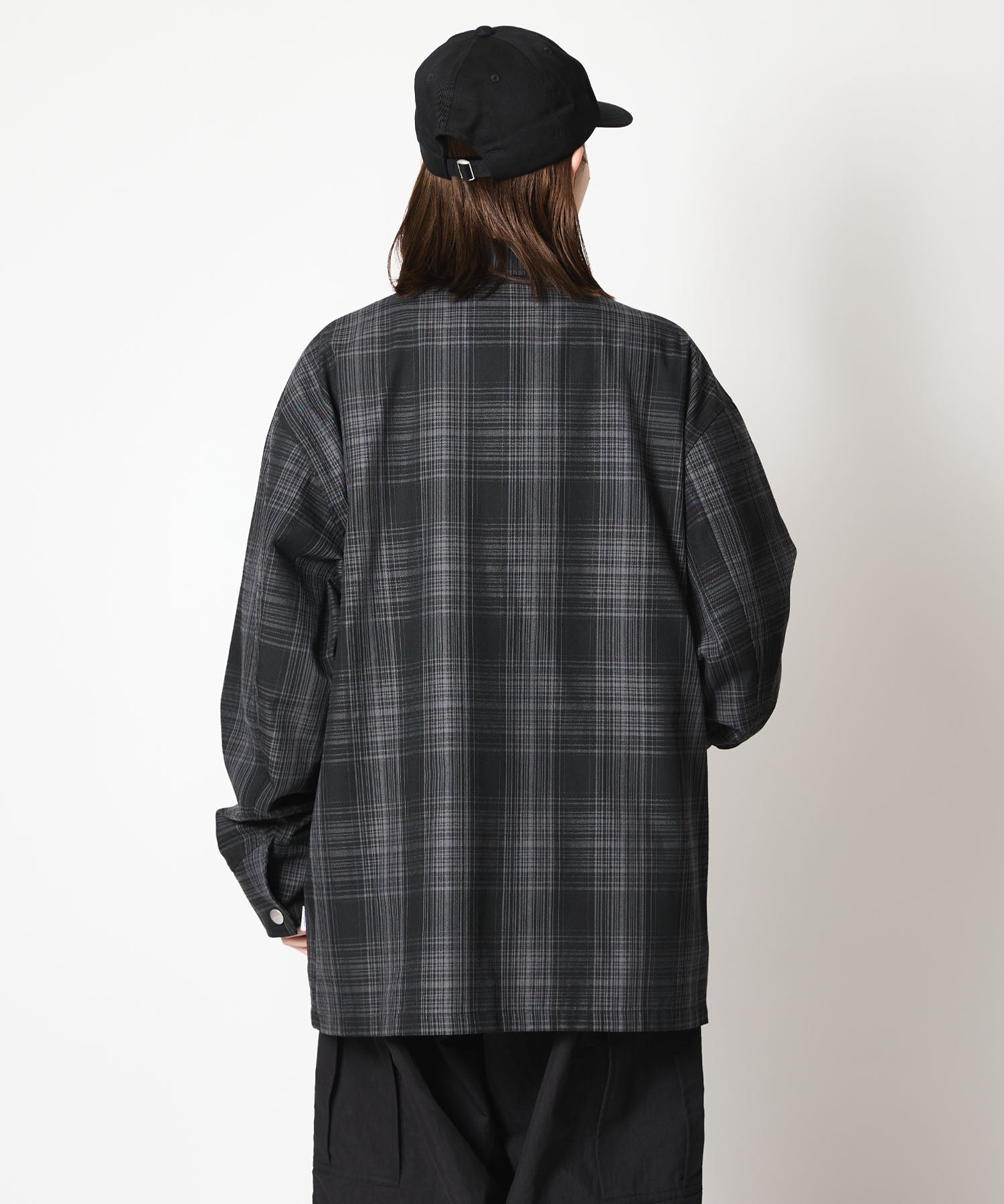 【3.13 FRI 18:00~ INSTOCK】OMBRE CHECK COVERALL JACKET