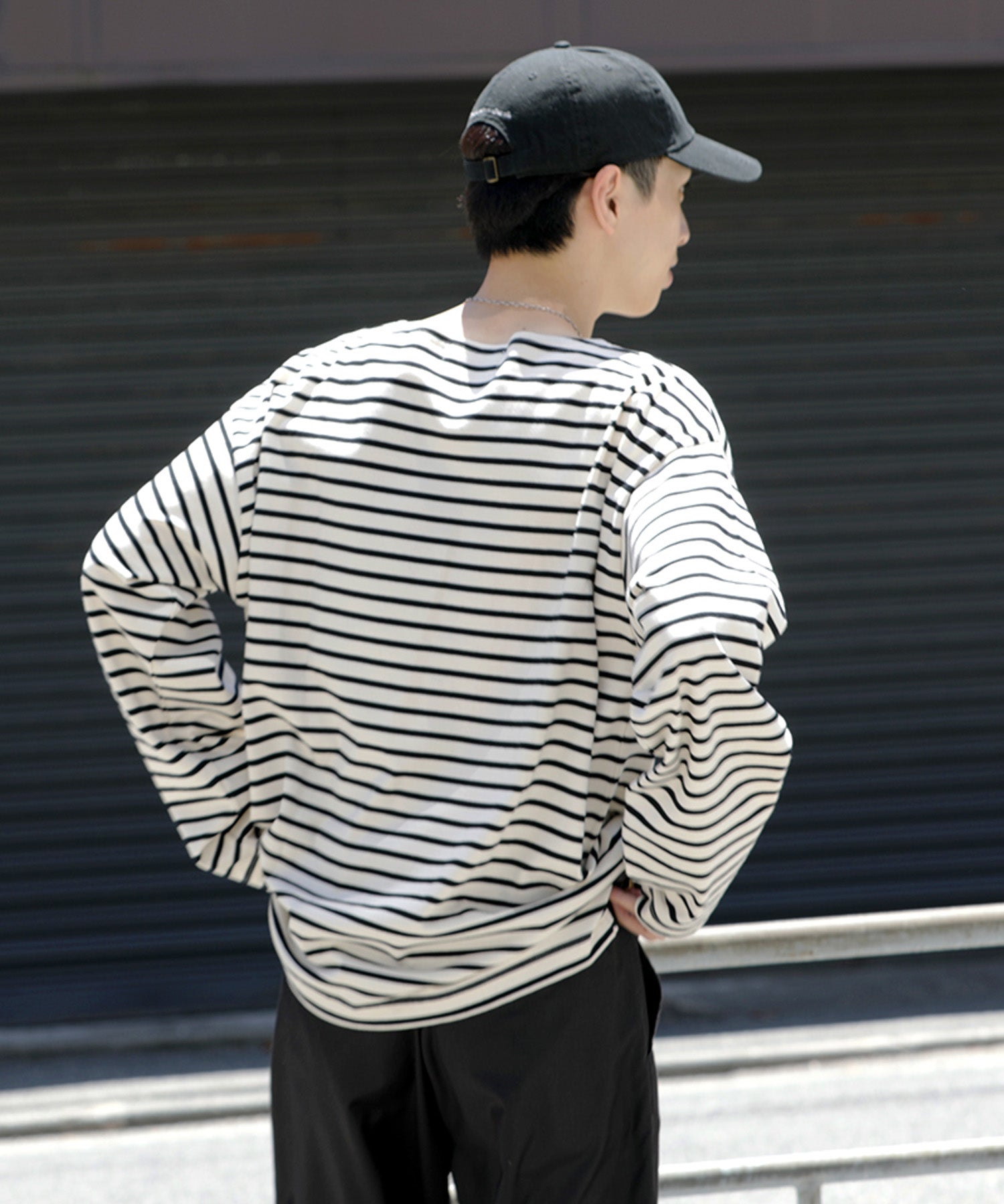 選ぶなら Tシャツ/カットソー(七分/長袖) BORDER SHIRT BASQUE Tシャツ