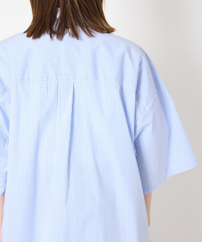 LOOSE STRIPE SHIRT S/S