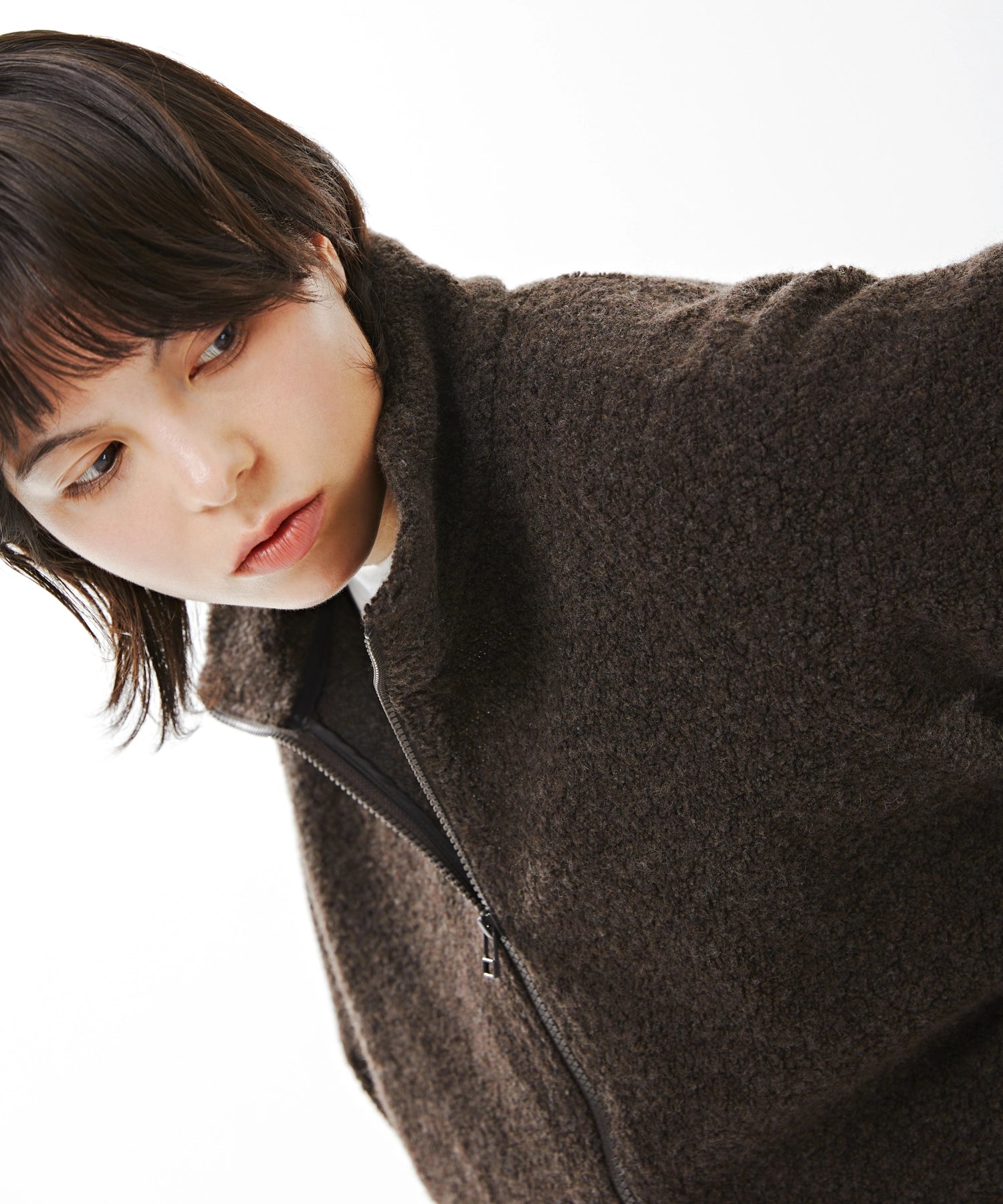 【9.19 FRI 18:00~ IN STOCK】BOUCLE ZIP BLOUSON