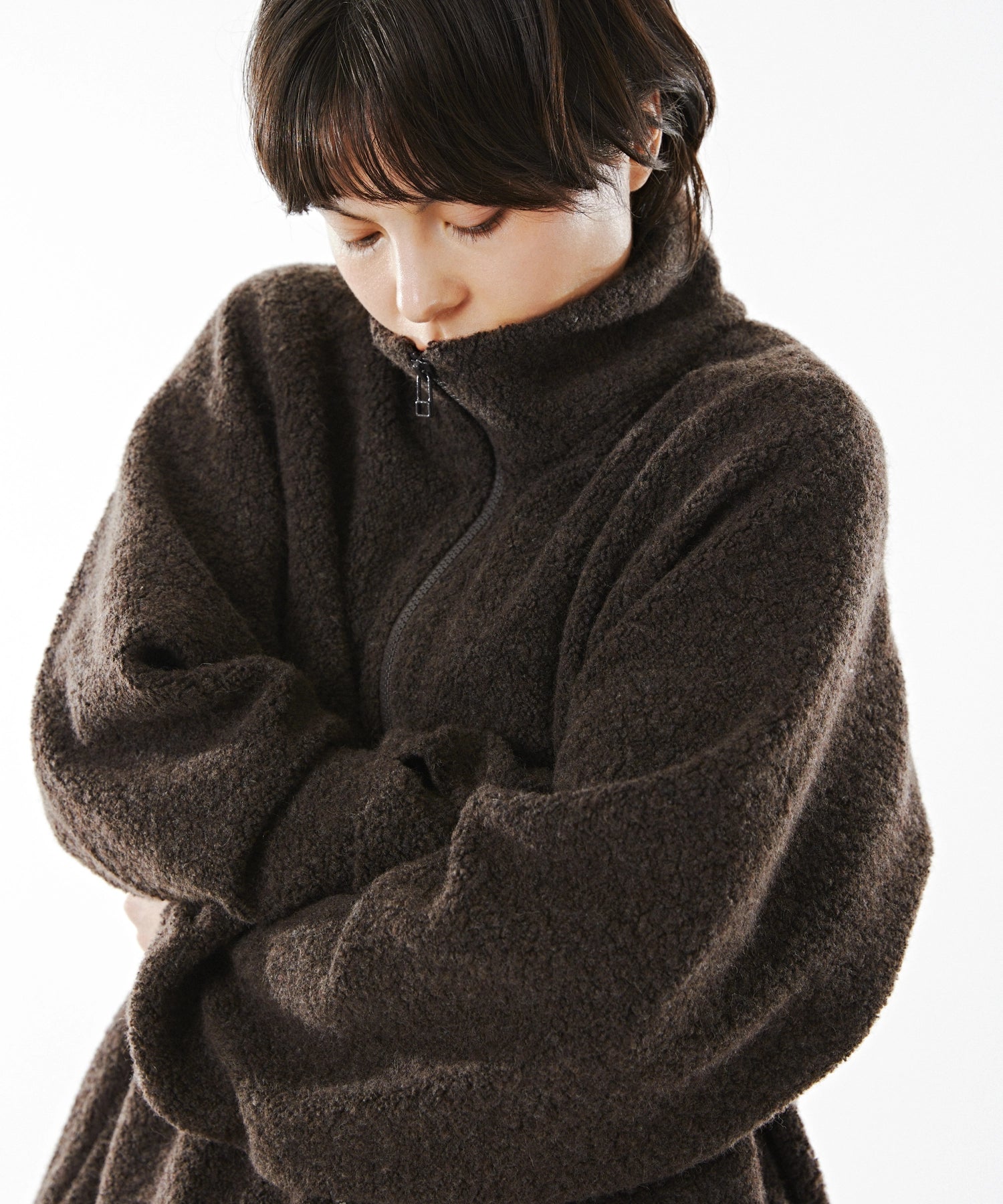 【9.19 FRI 18:00~ IN STOCK】BOUCLE ZIP BLOUSON