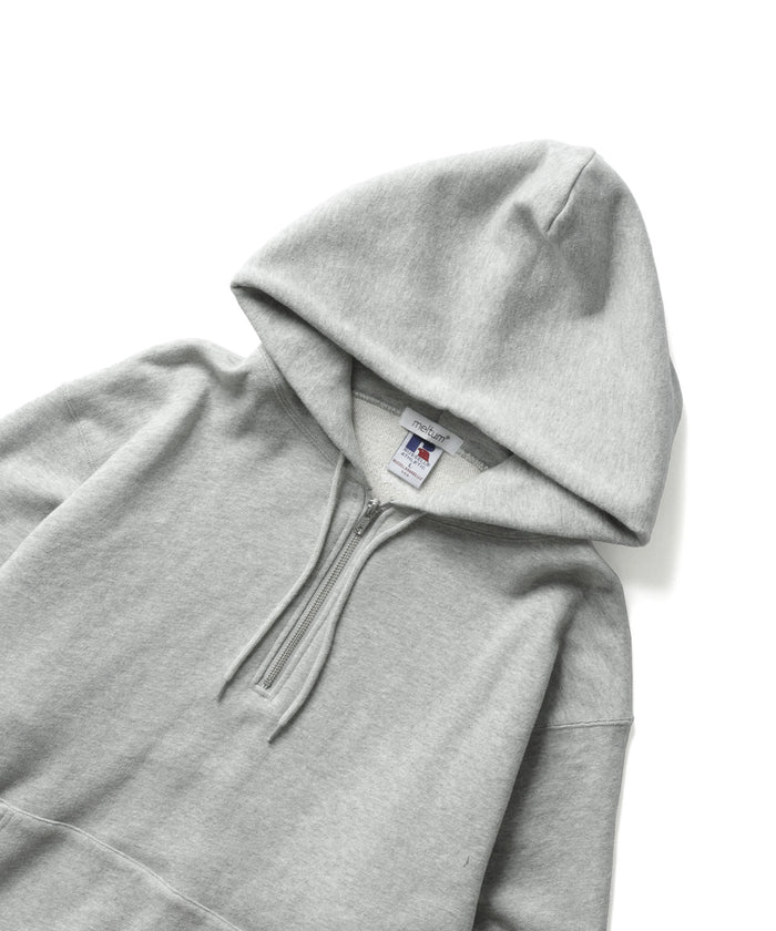 ×RUSSELL ATHLETIC "HIGH COTTON" HALFZIP SWEATHOODIE
