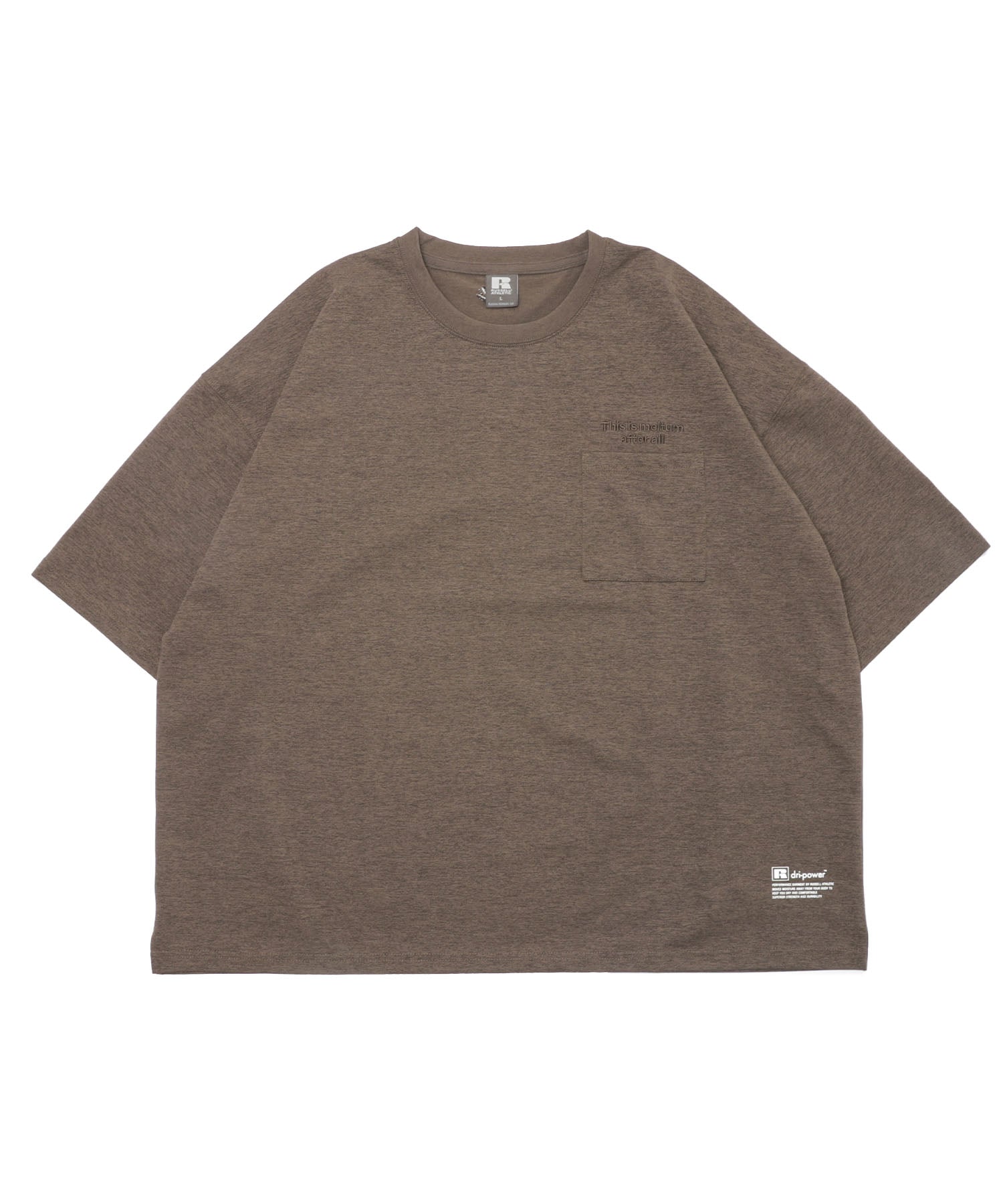 meltum × RUSSELL ATHLETIC DRY POWER BIG T-SHIRT S/S