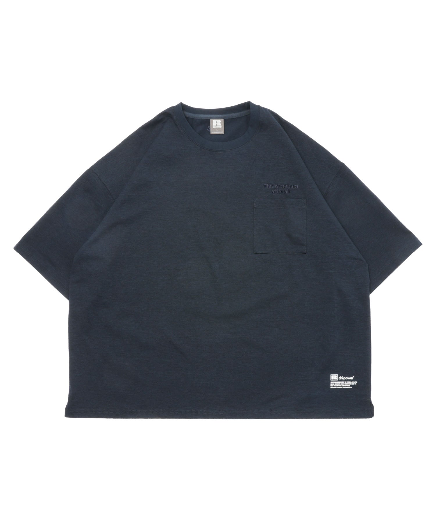 【4.24 WED 12:00- IN STOCK】meltum × RUSSELL ATHLETIC DRY POWER BIG T-SHIRT S/S