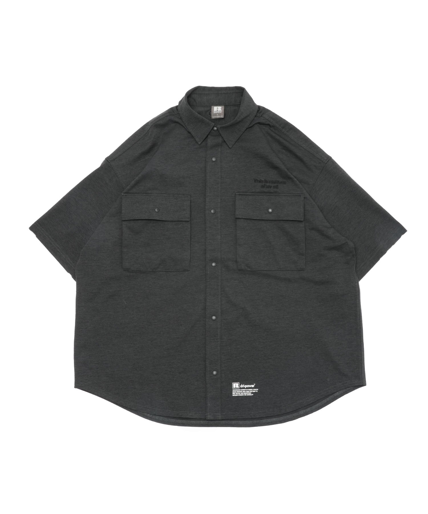 【4.24 WED 12:00- IN STOCK】meltum × RUSSELL ATHLETIC DRY POWER CPO SHIRT S/S