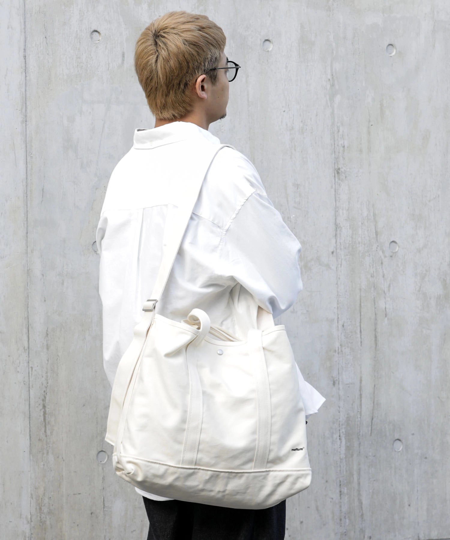 2WAY CANVAS TOTE  BAG【NATURAL】