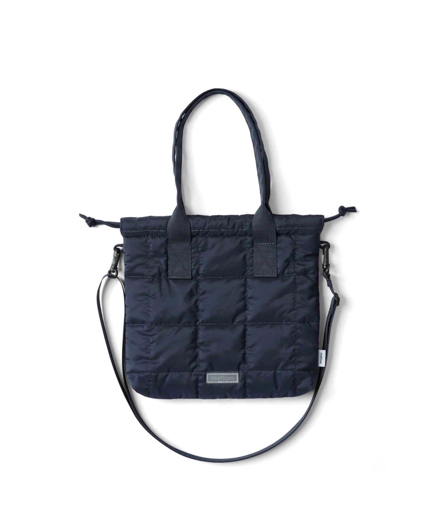 QUILT SHOULDER POUCH【NAVY】