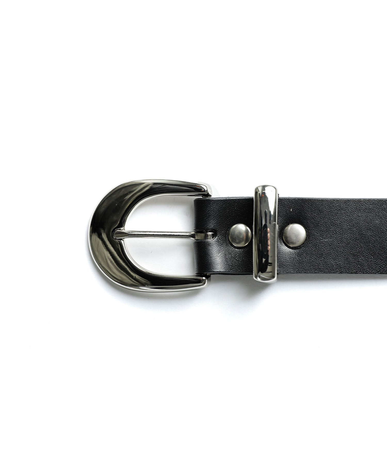 良品 AKM cow leather mesh belt レザーベルト 幅3.2 【2021秋冬新作