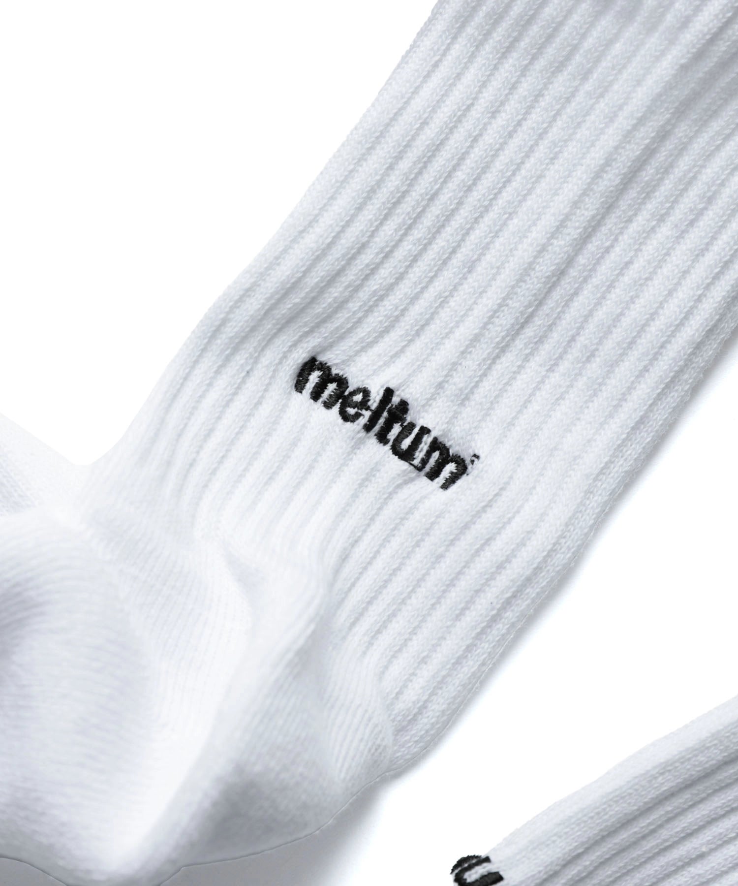 EMBROIDERY LOGO SOCKS【WHITE】