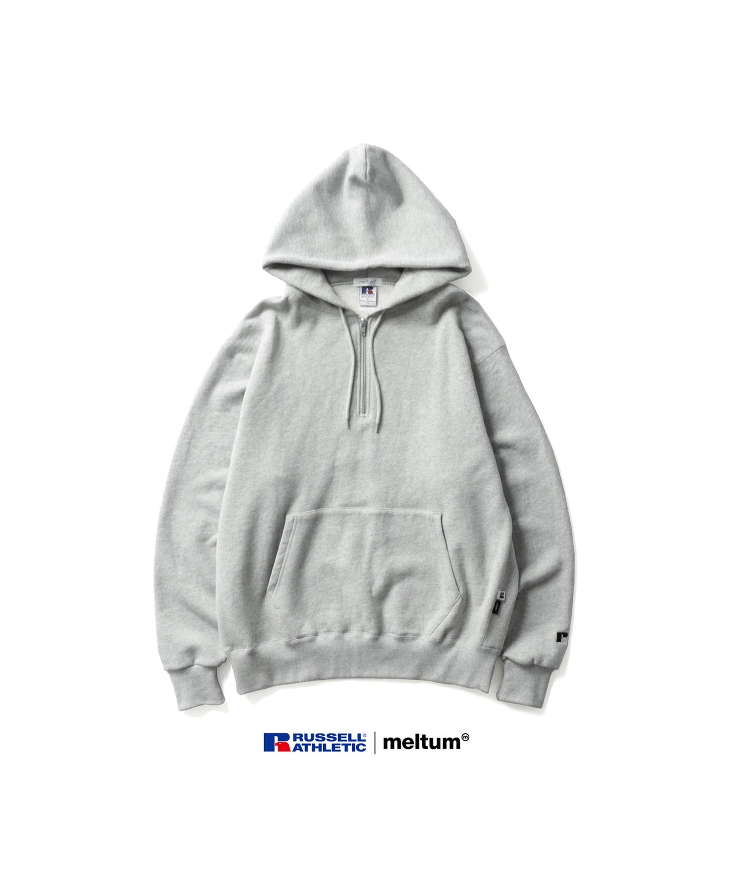 ×RUSSELL ATHLETIC "HIGH COTTON" HALFZIP SWEATHOODIE