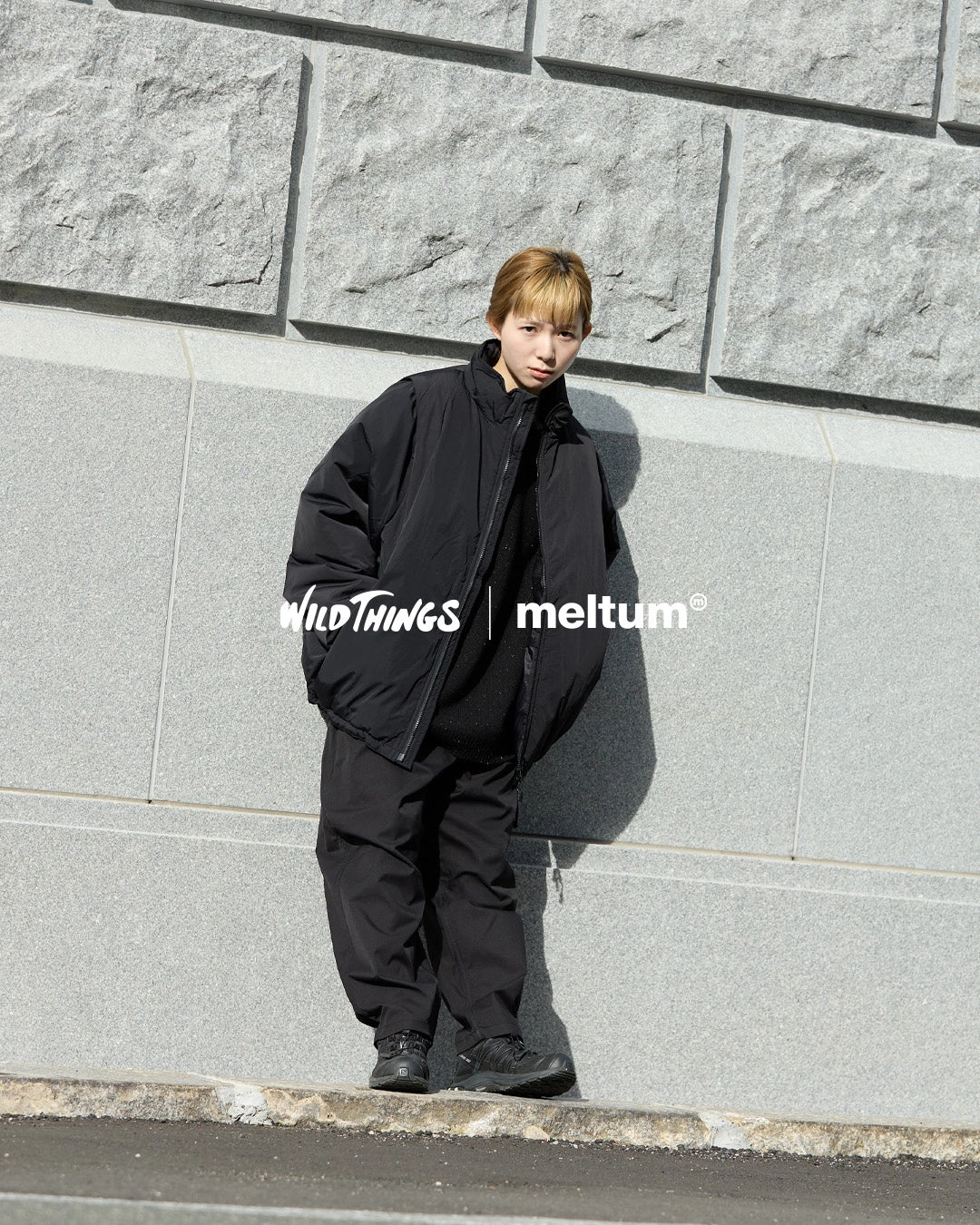 ［2024.11.08 FRI 18:00~ INSTOCK］×WILDTHINGS DETACHABLE PADDING BLOUSON【BLACK】