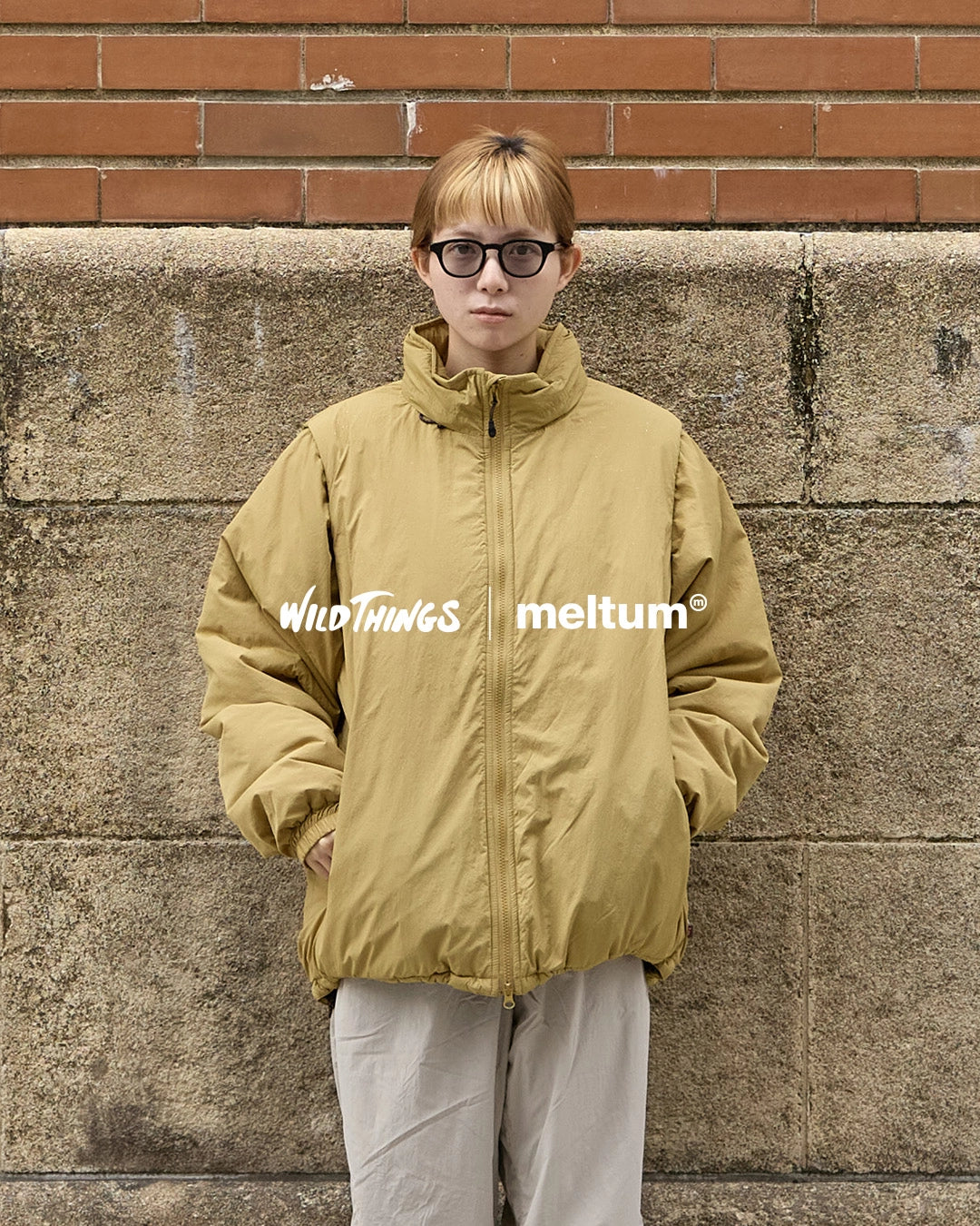 ［2024.11.08 FRI 18:00~ INSTOCK］×WILDTHINGS DETACHABLE PADDING BLOUSON【KHAKI】